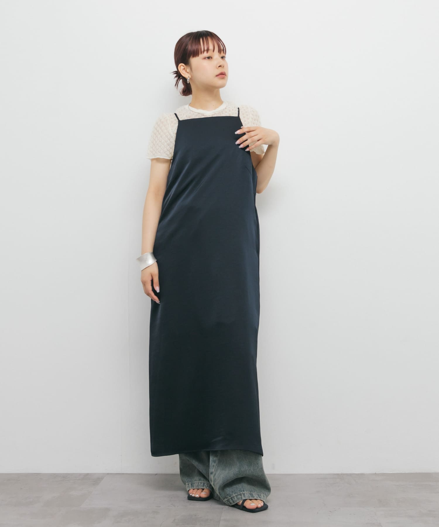 身長：153cm サイズ：one