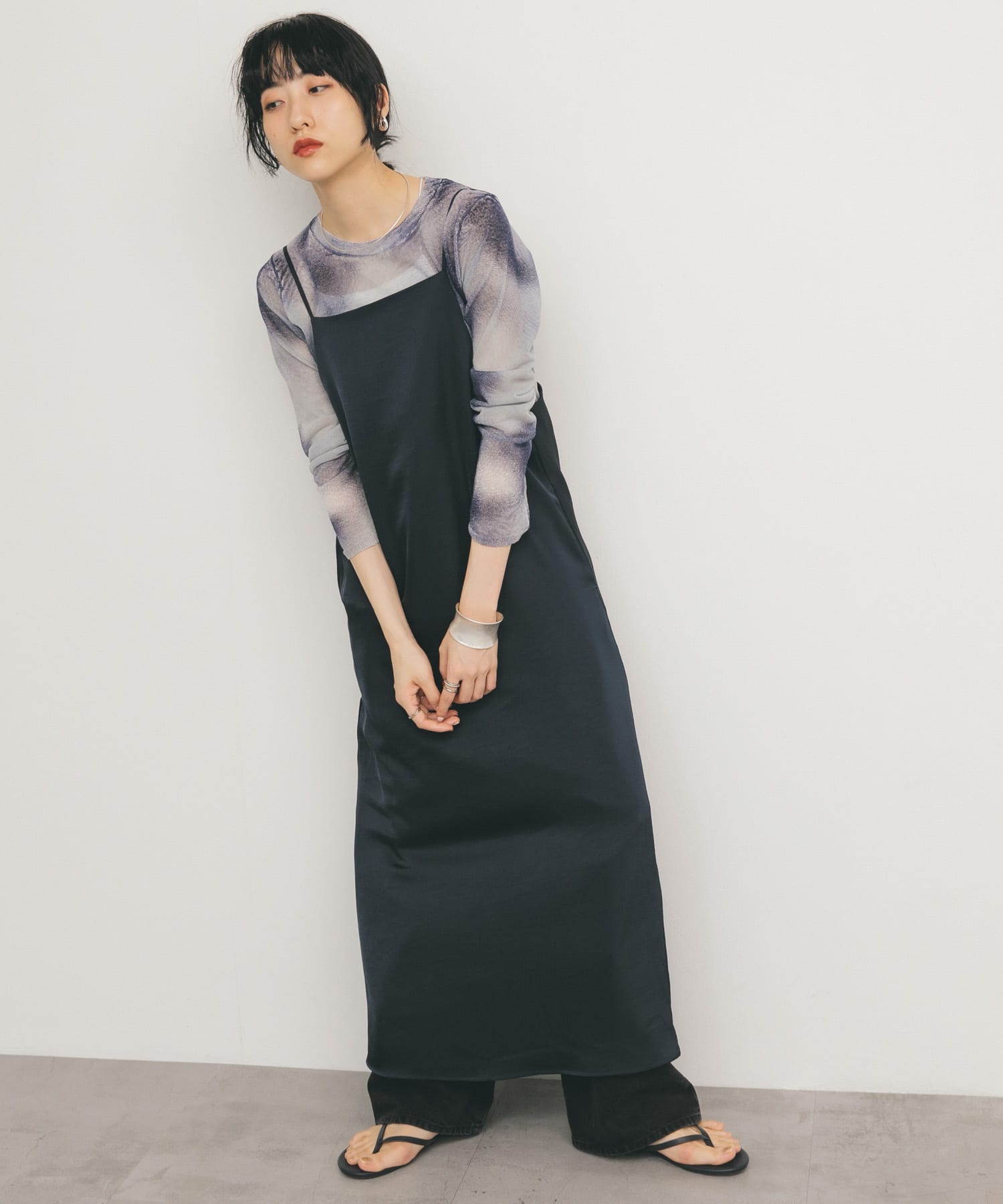 身長：160cm サイズ：one