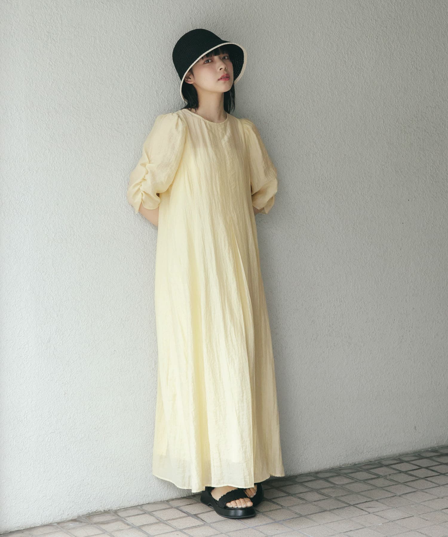 身長：153cm サイズ：one