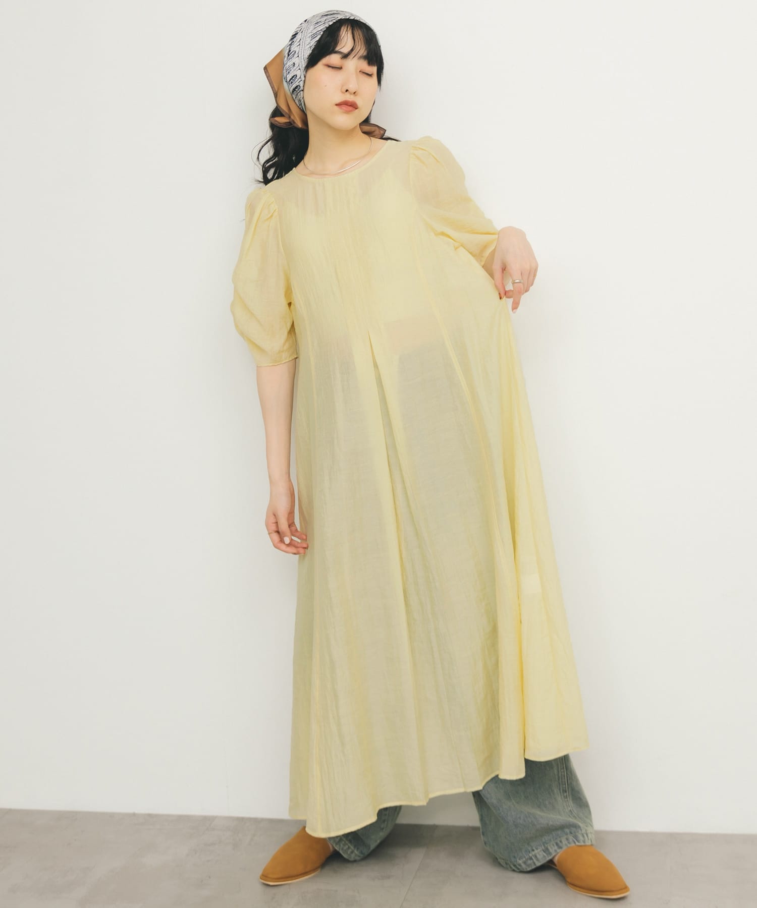 身長：160cm サイズ：one