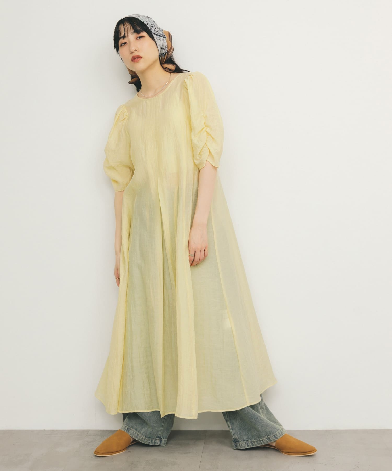 身長：160cm サイズ：one