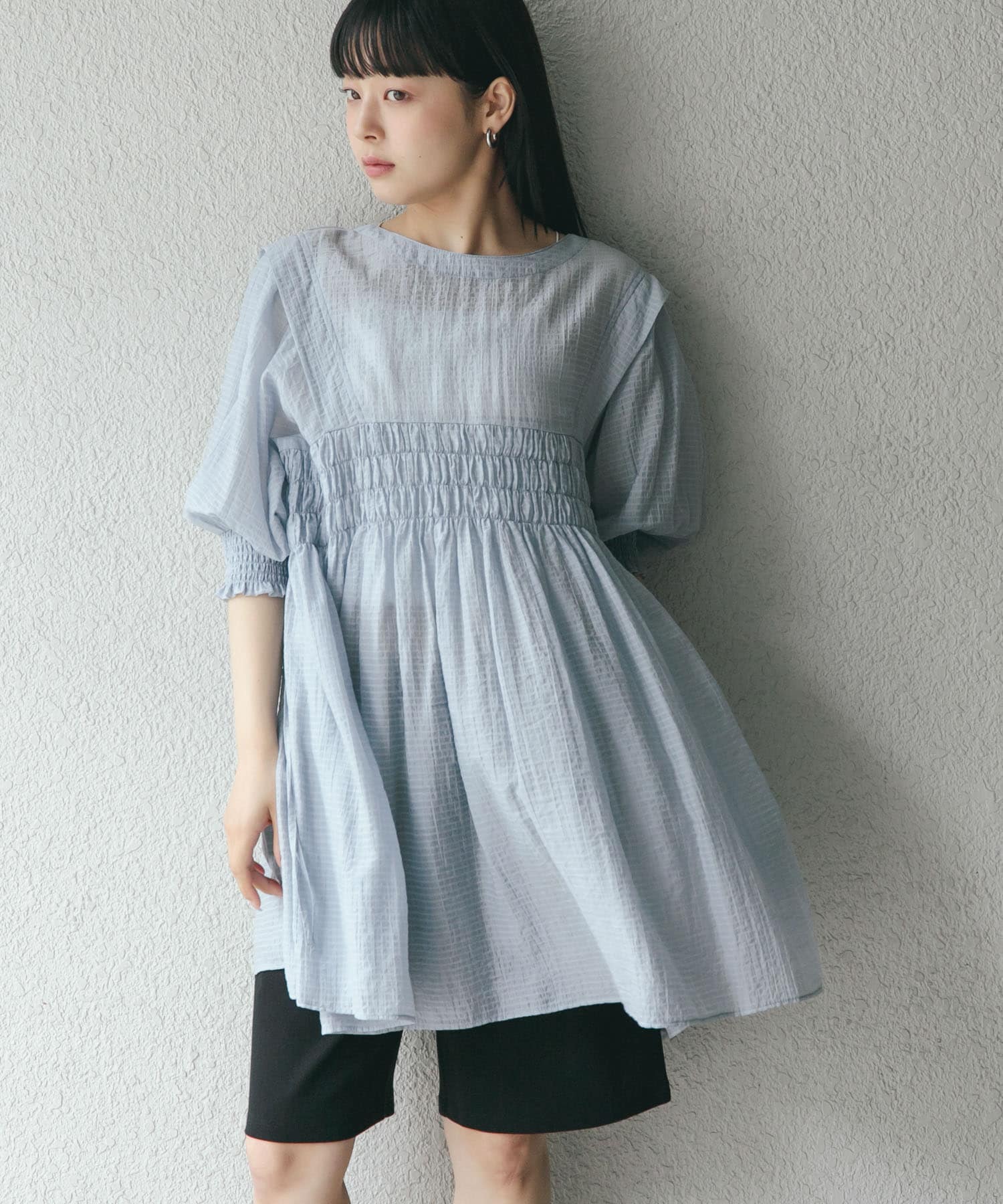 身長：153cm サイズ：one