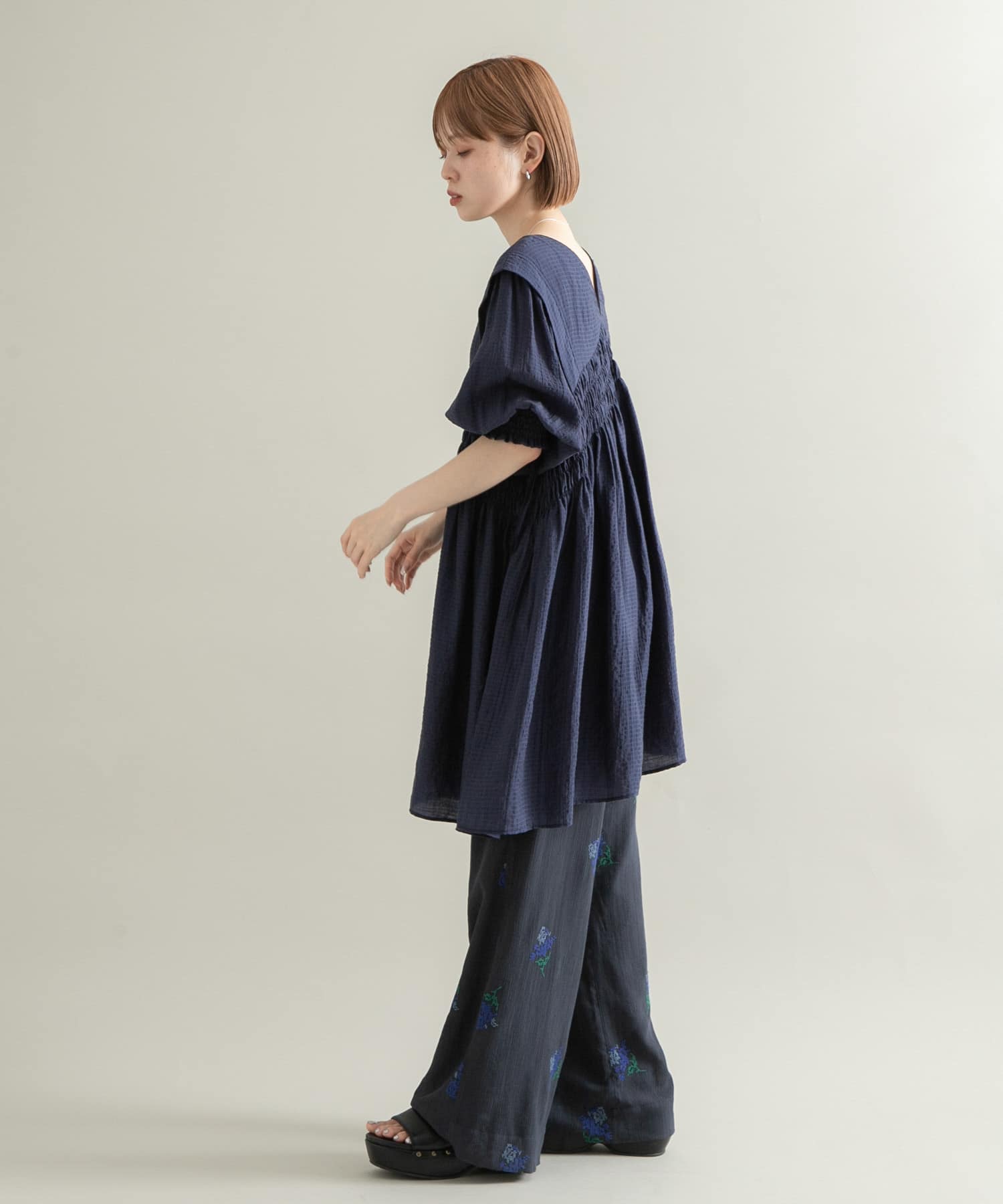 身長：153cm サイズ：one