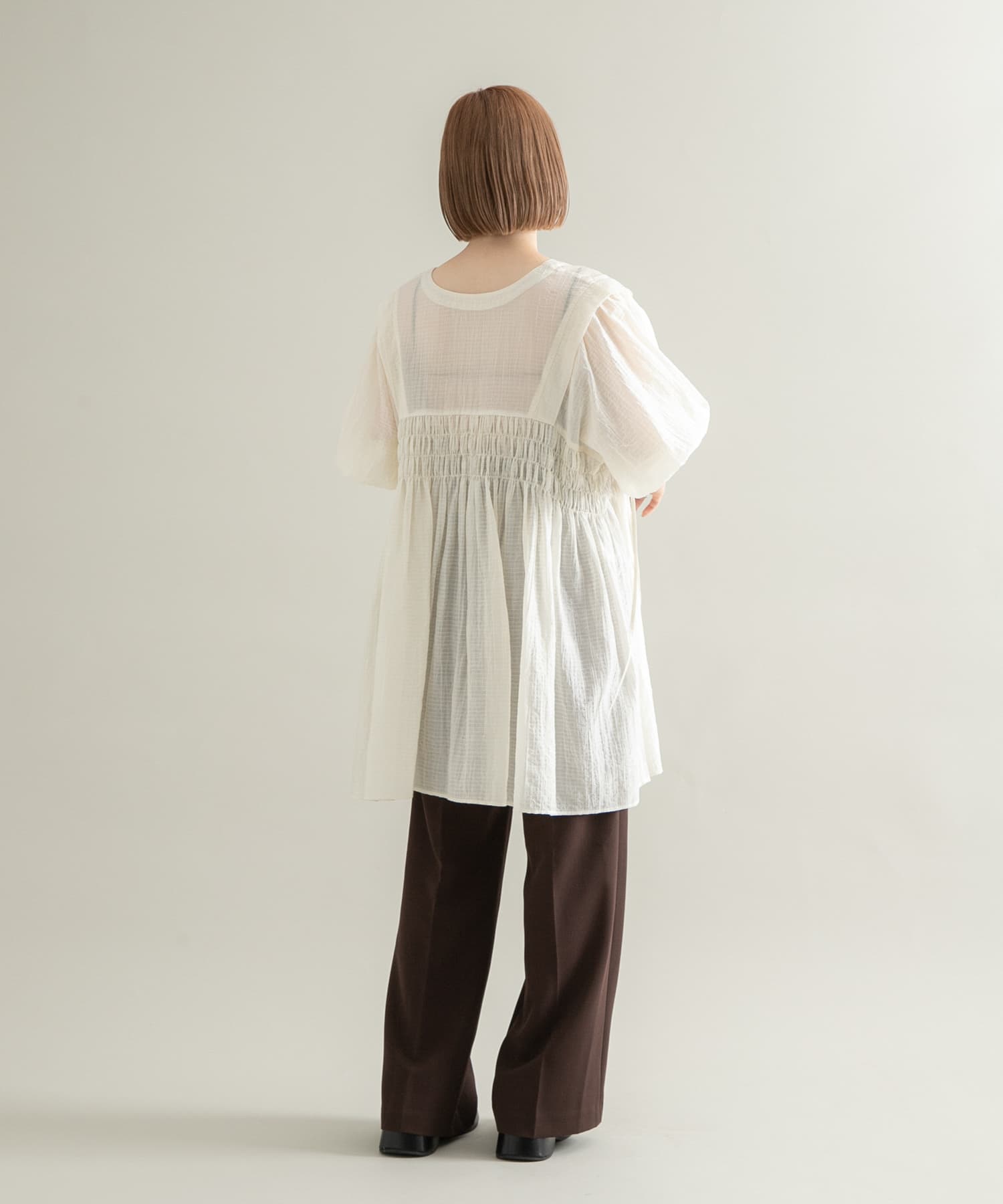 身長：153cm サイズ：one
