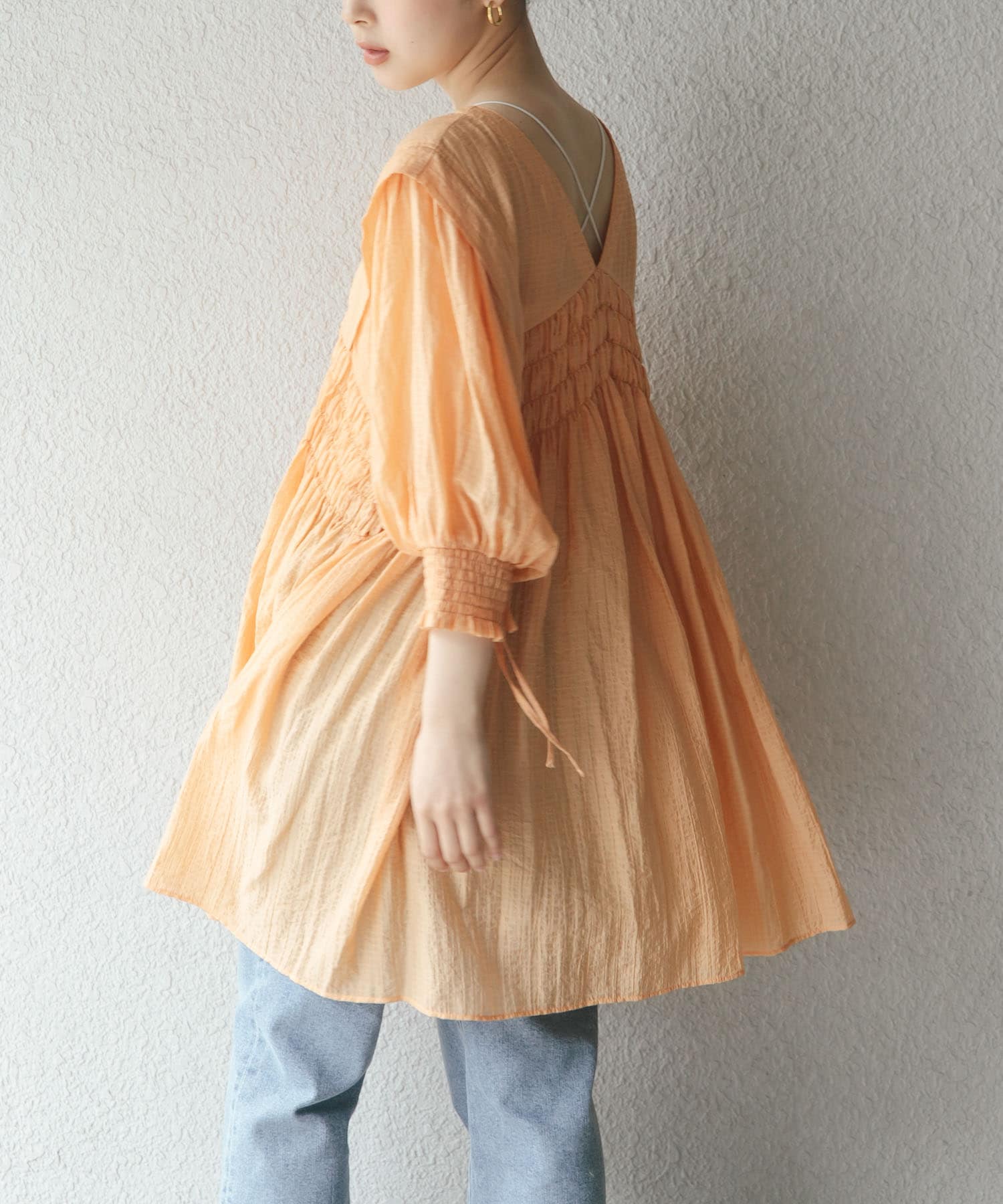 身長：153cm サイズ：one