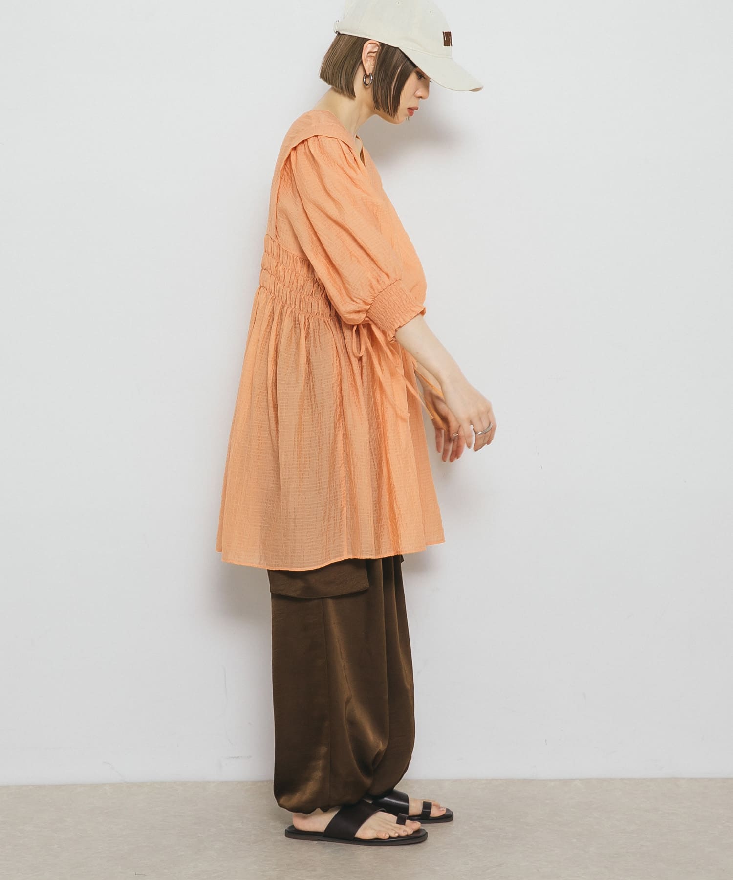 身長：153cm サイズ：one