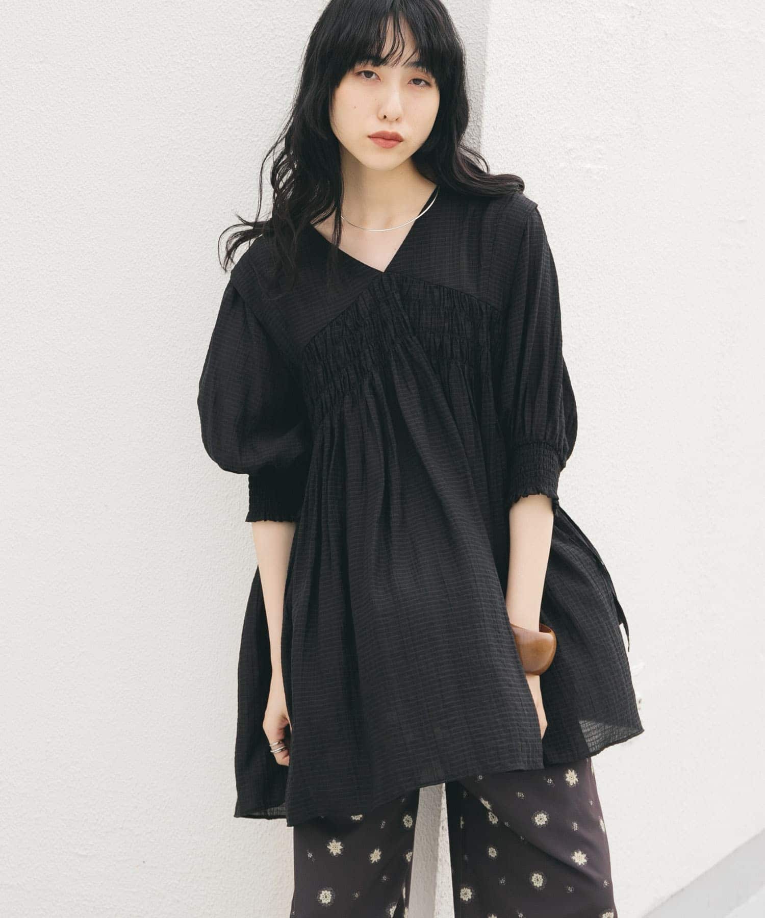 身長：160cm サイズ：one