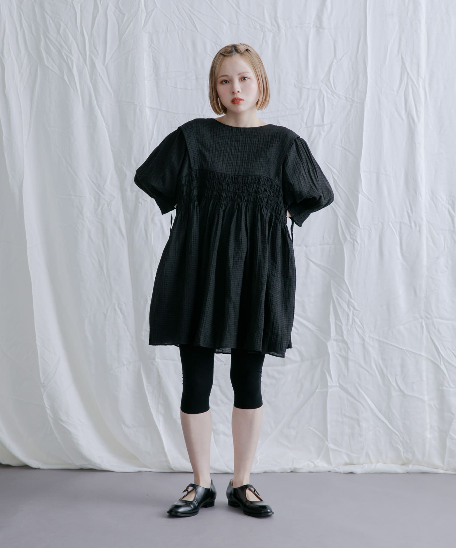 身長：153cm サイズ：one