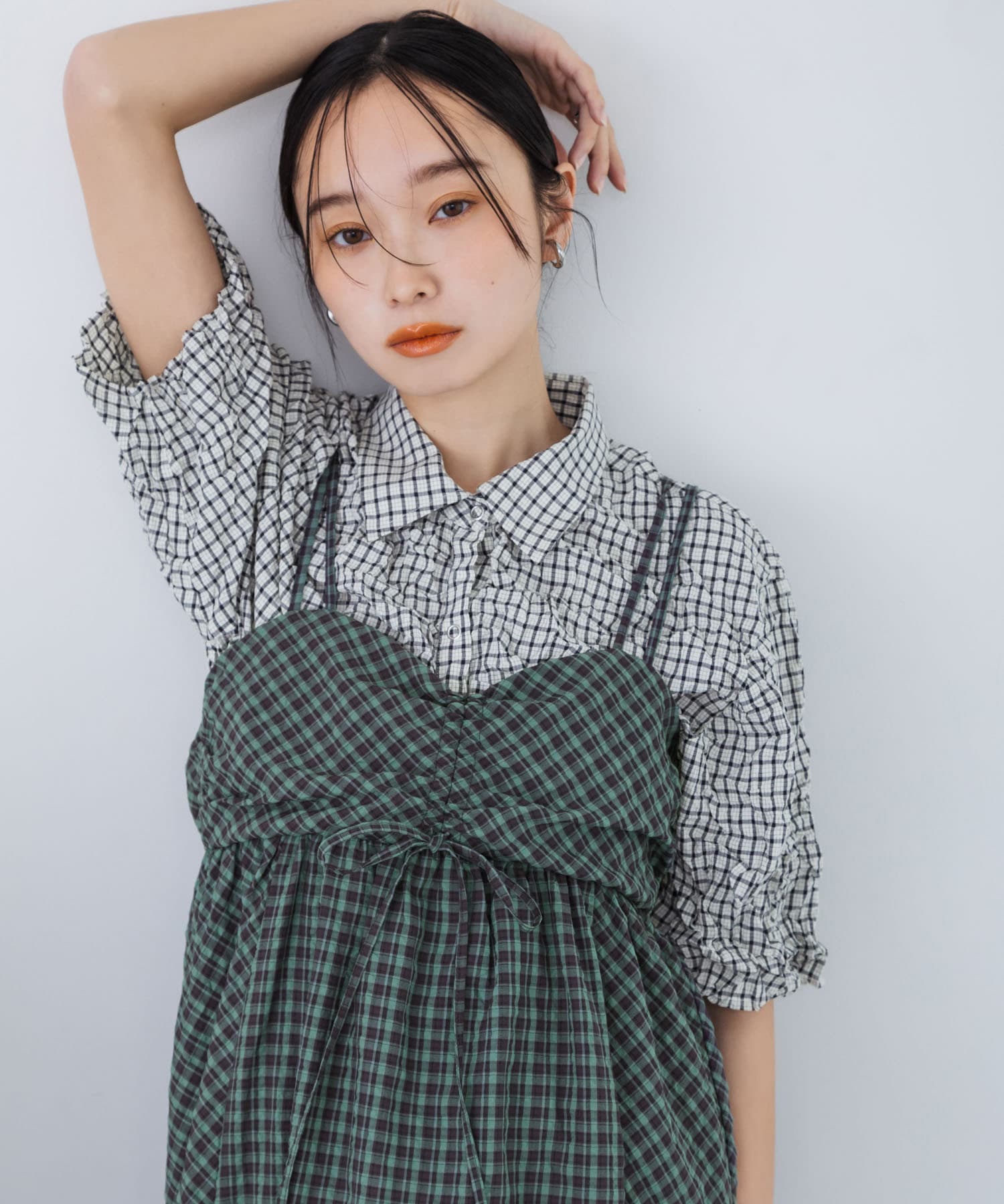 身長：161cm サイズ：one