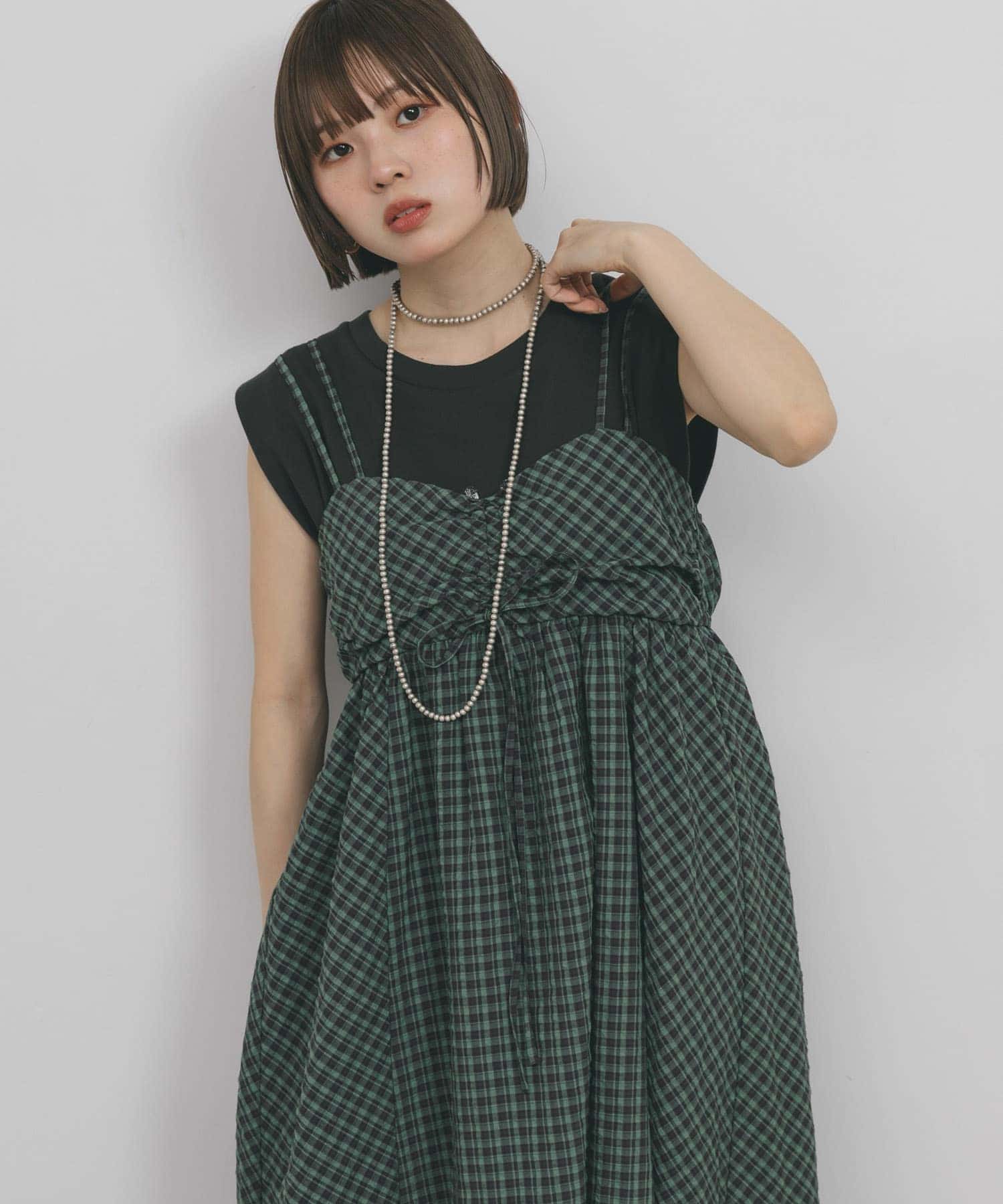 身長：153cm サイズ：one