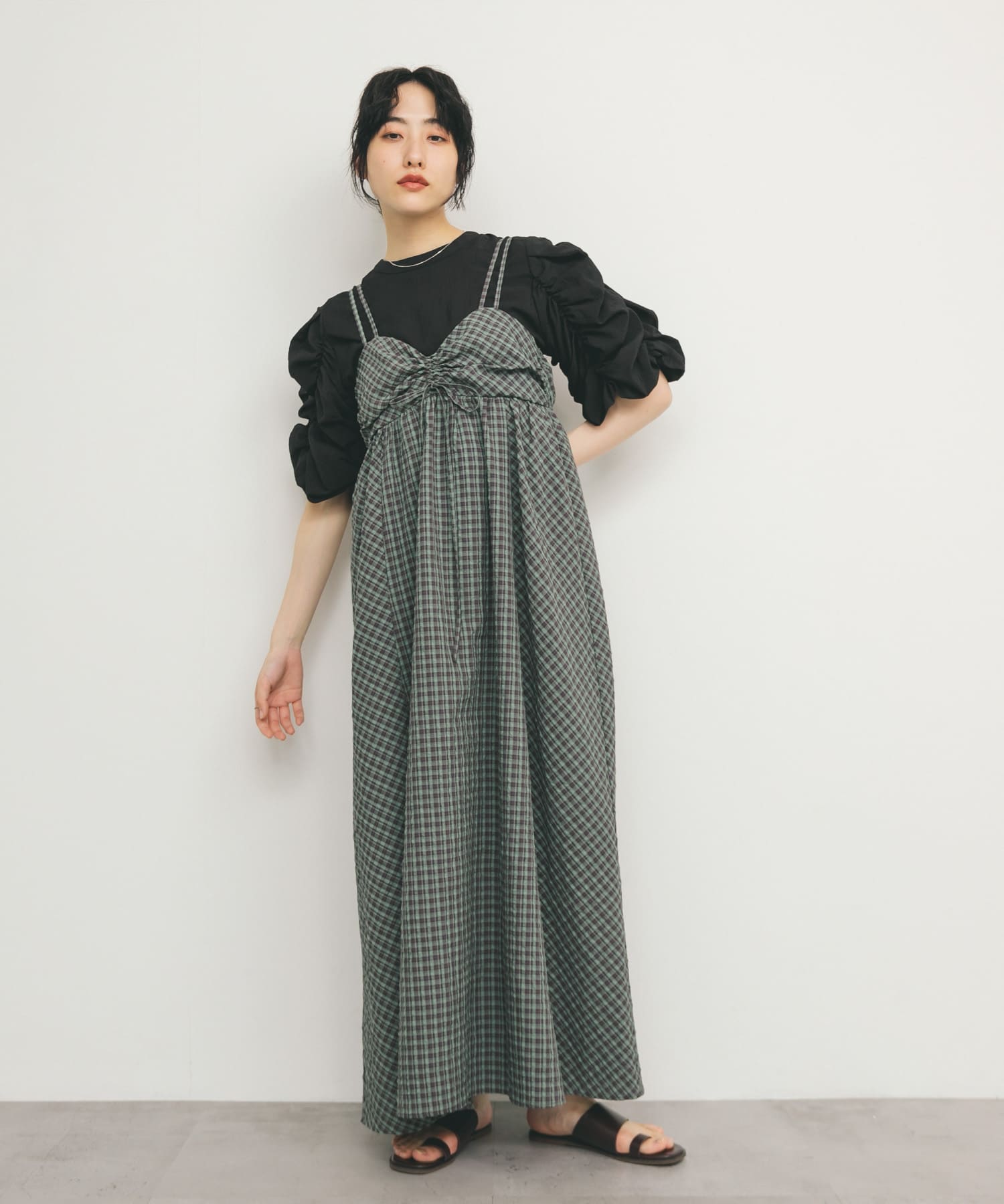 身長：160cm サイズ：one