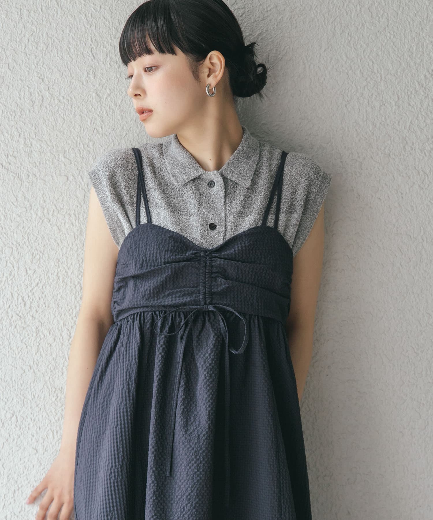 身長：153cm サイズ：one