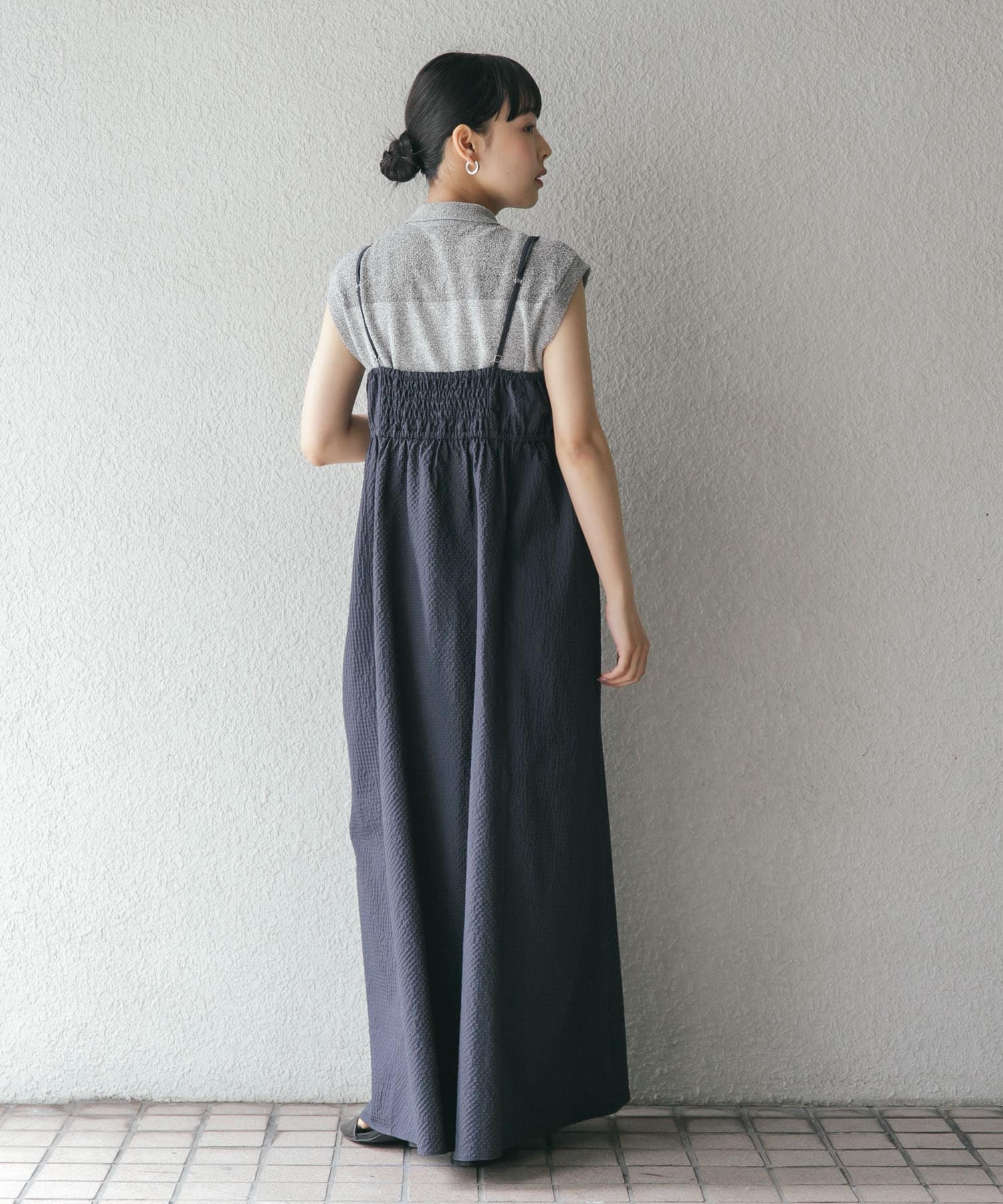 身長：153cm サイズ：one