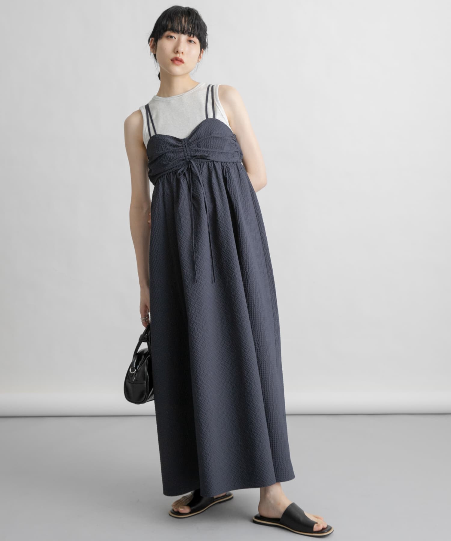 身長：160cm サイズ：one