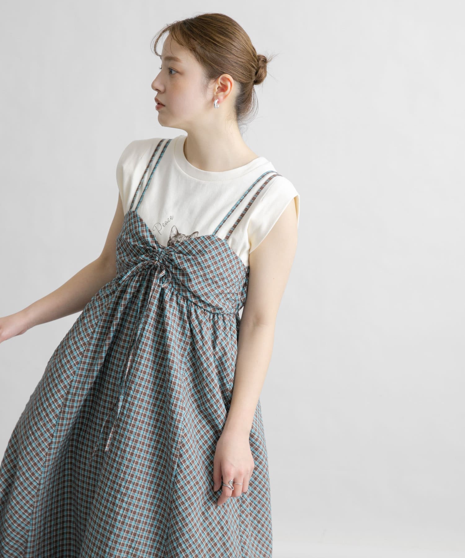 身長：160cm サイズ：one