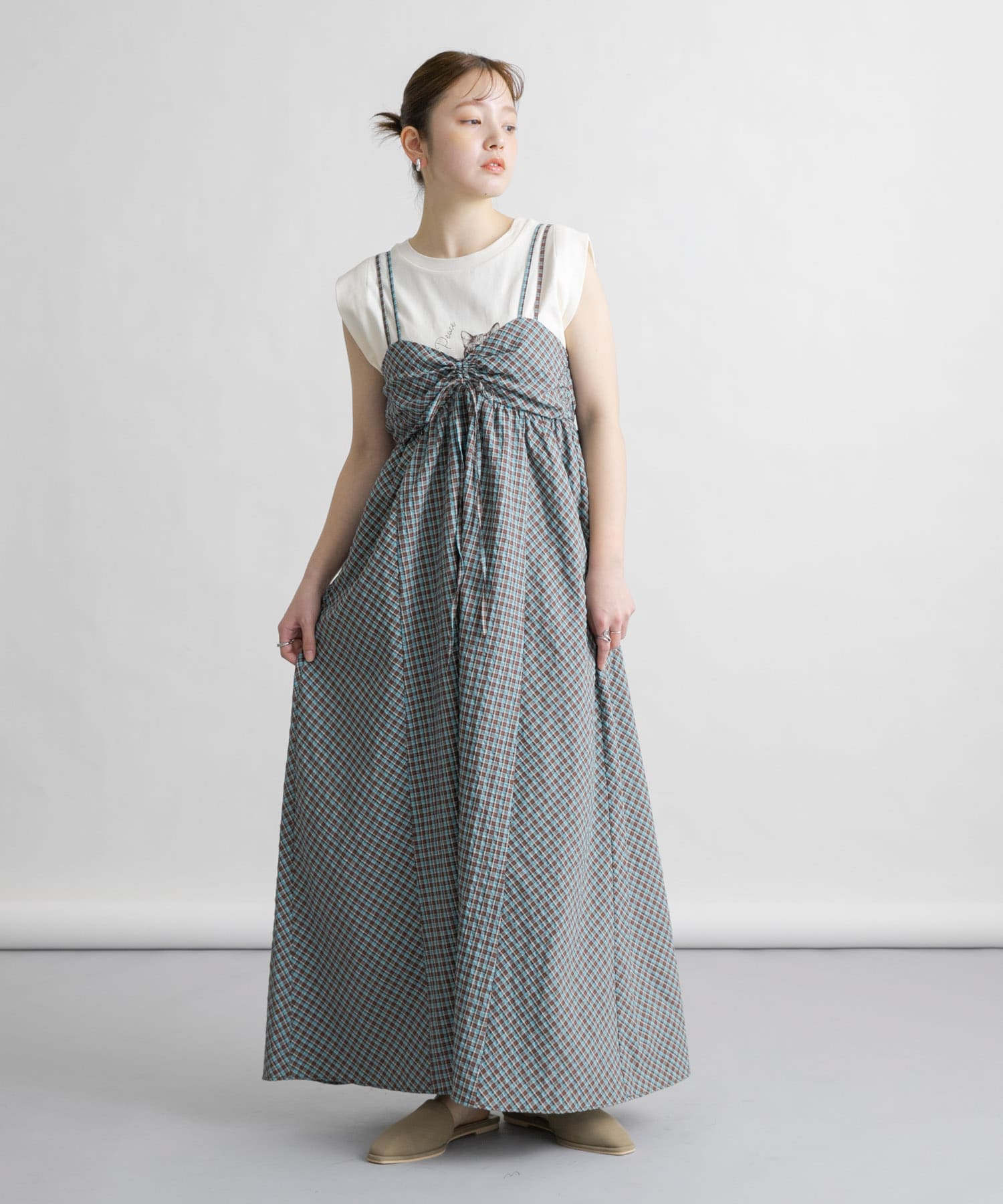 身長：160cm サイズ：one