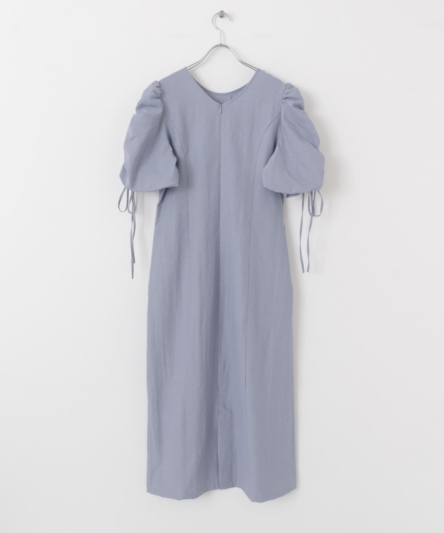 2サイズ展開』ドロストスリーブワンピース(36 L.BLUE