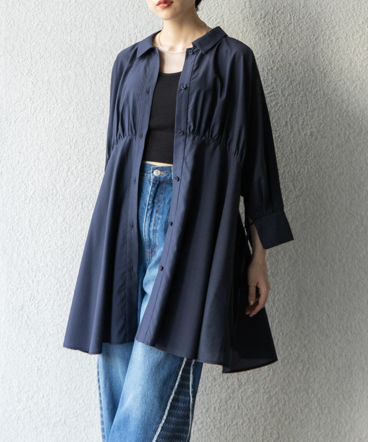身長：160cm サイズ：one