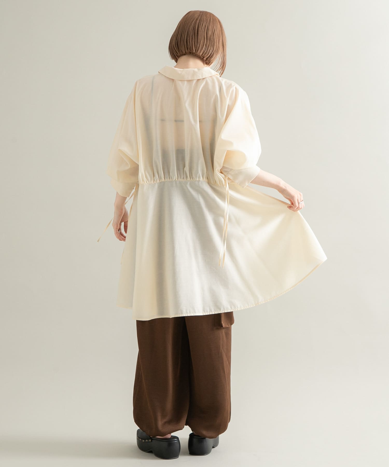 身長：153cm サイズ：one