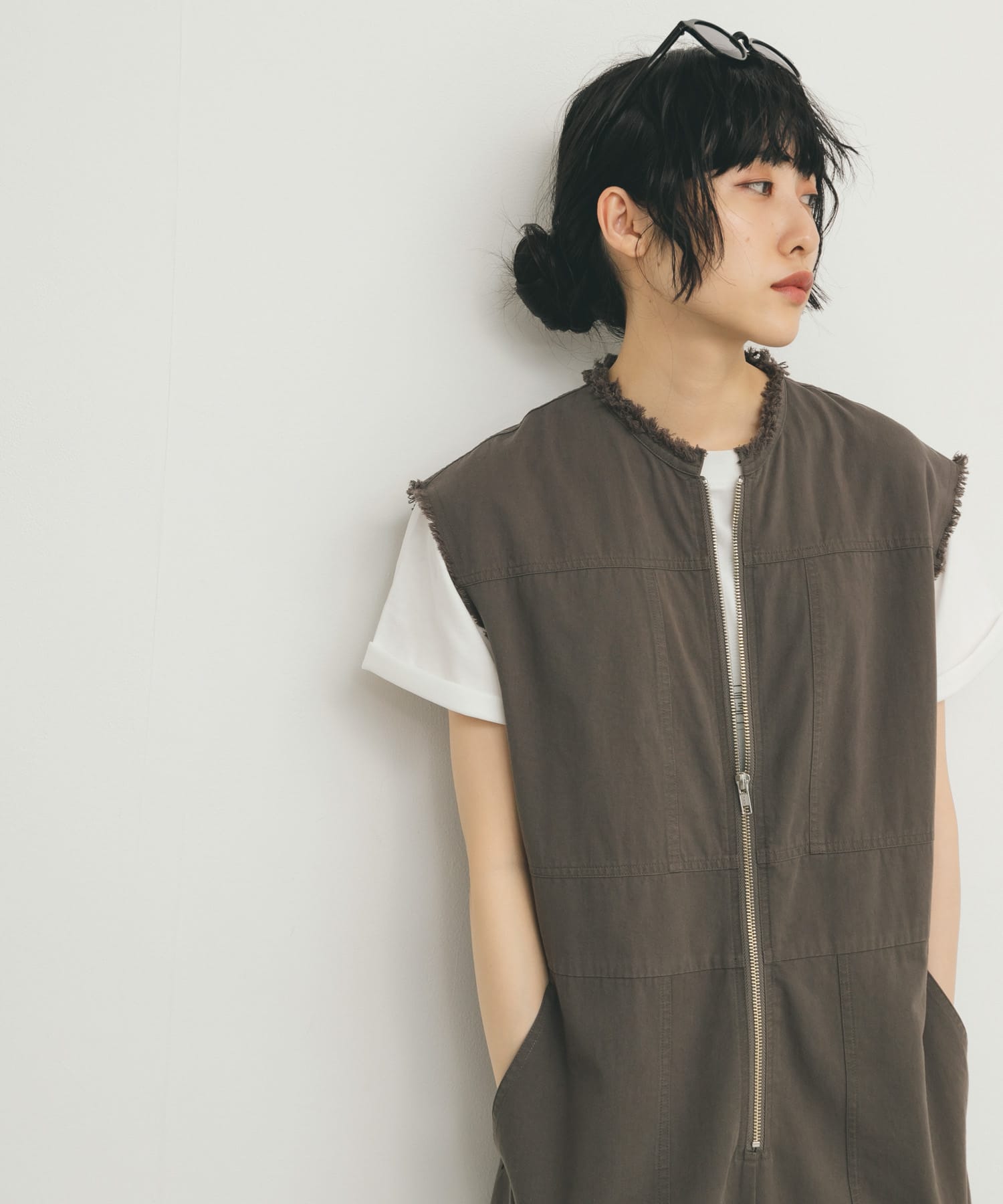 身長：160cm サイズ：one