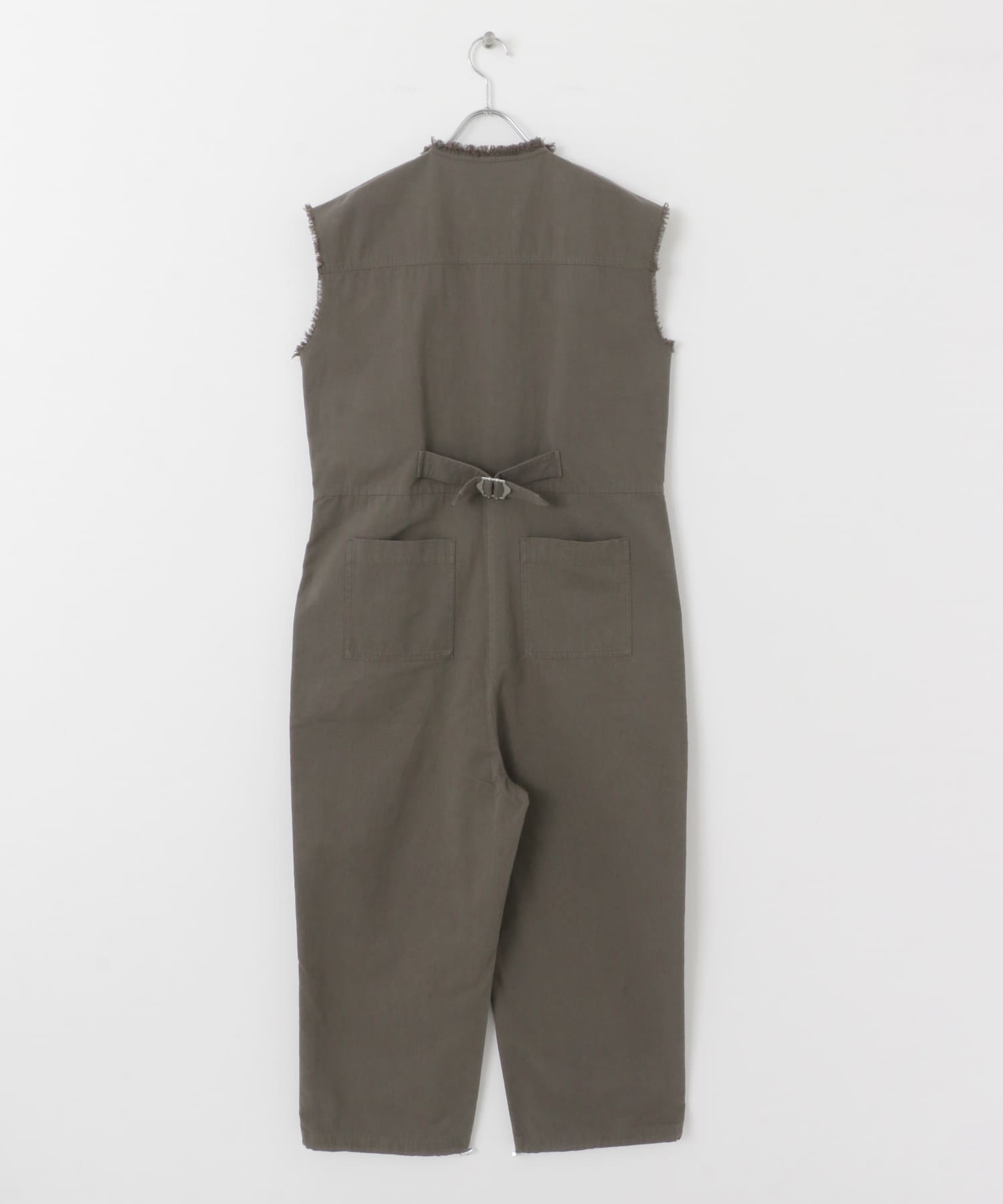 フロントZIPジャンプスーツ CHARCOAL one