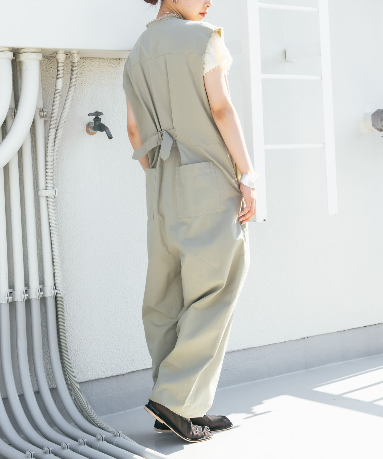 身長：153cm サイズ：one