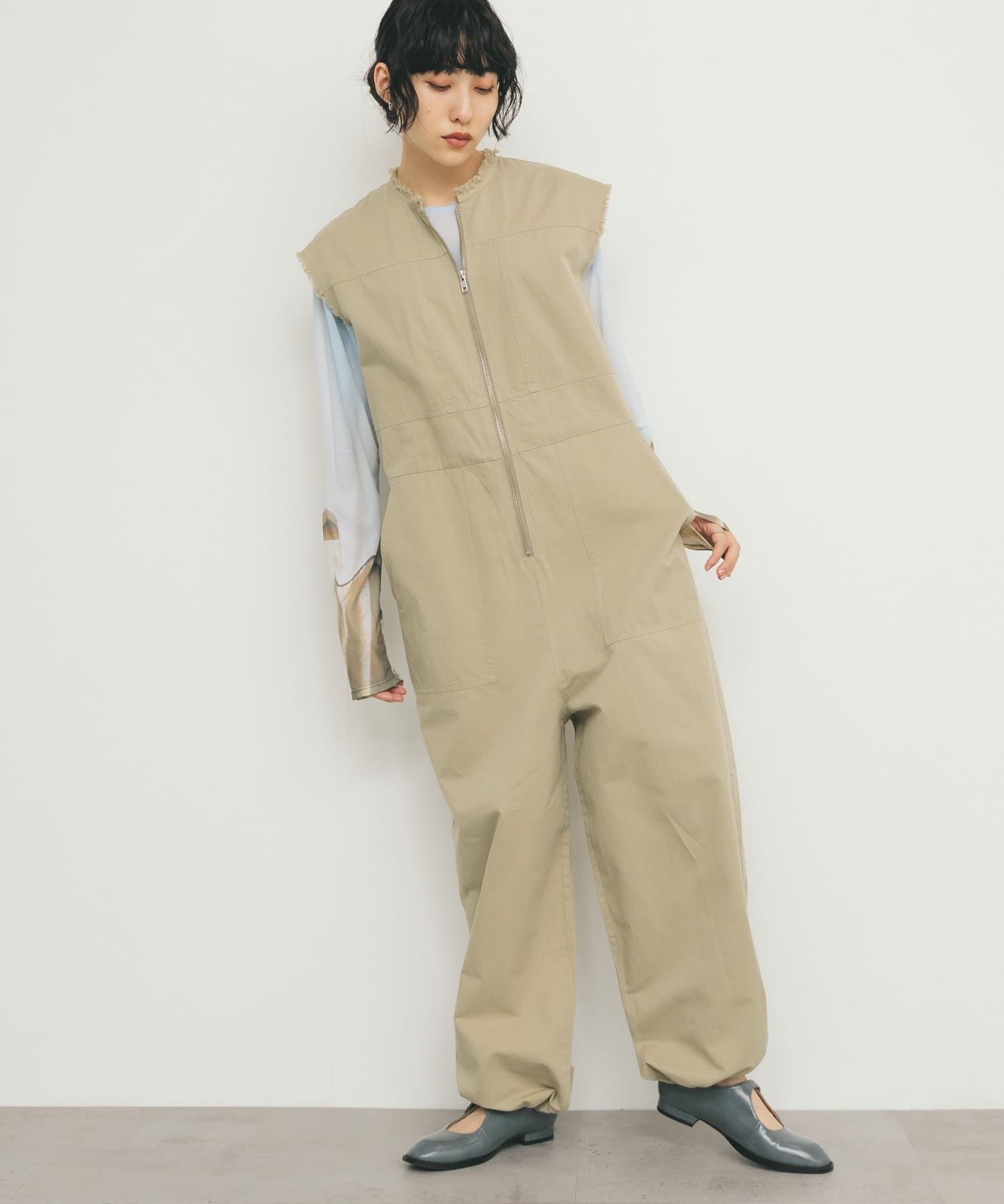 身長：160cm サイズ：one