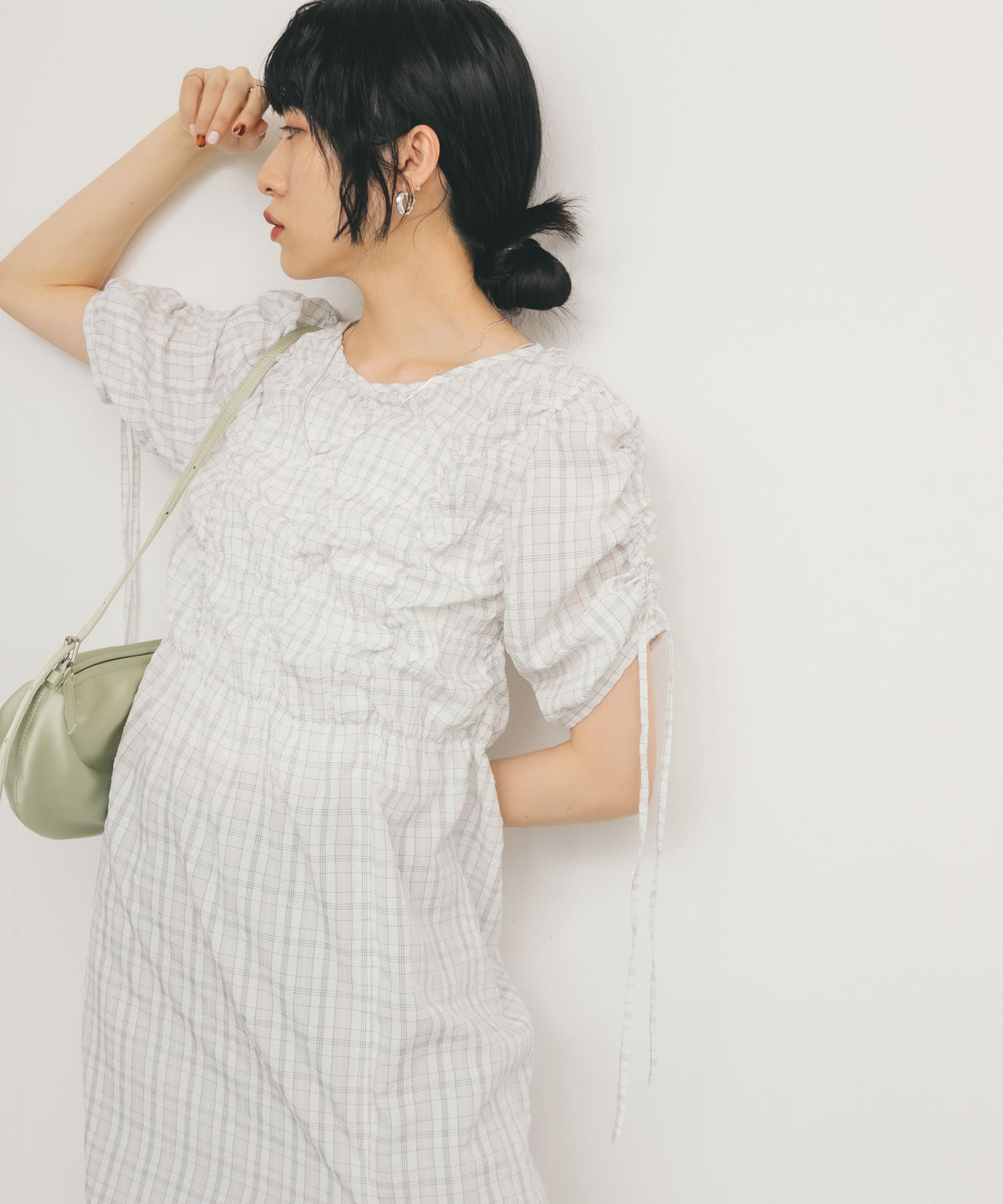 身長：160cm サイズ：one