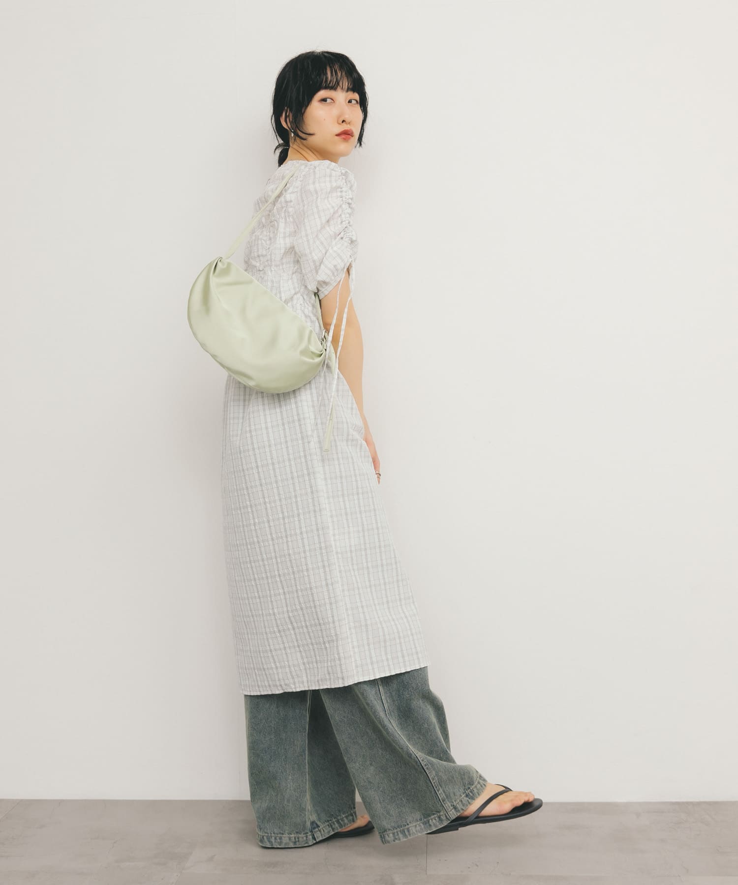 身長：160cm サイズ：one