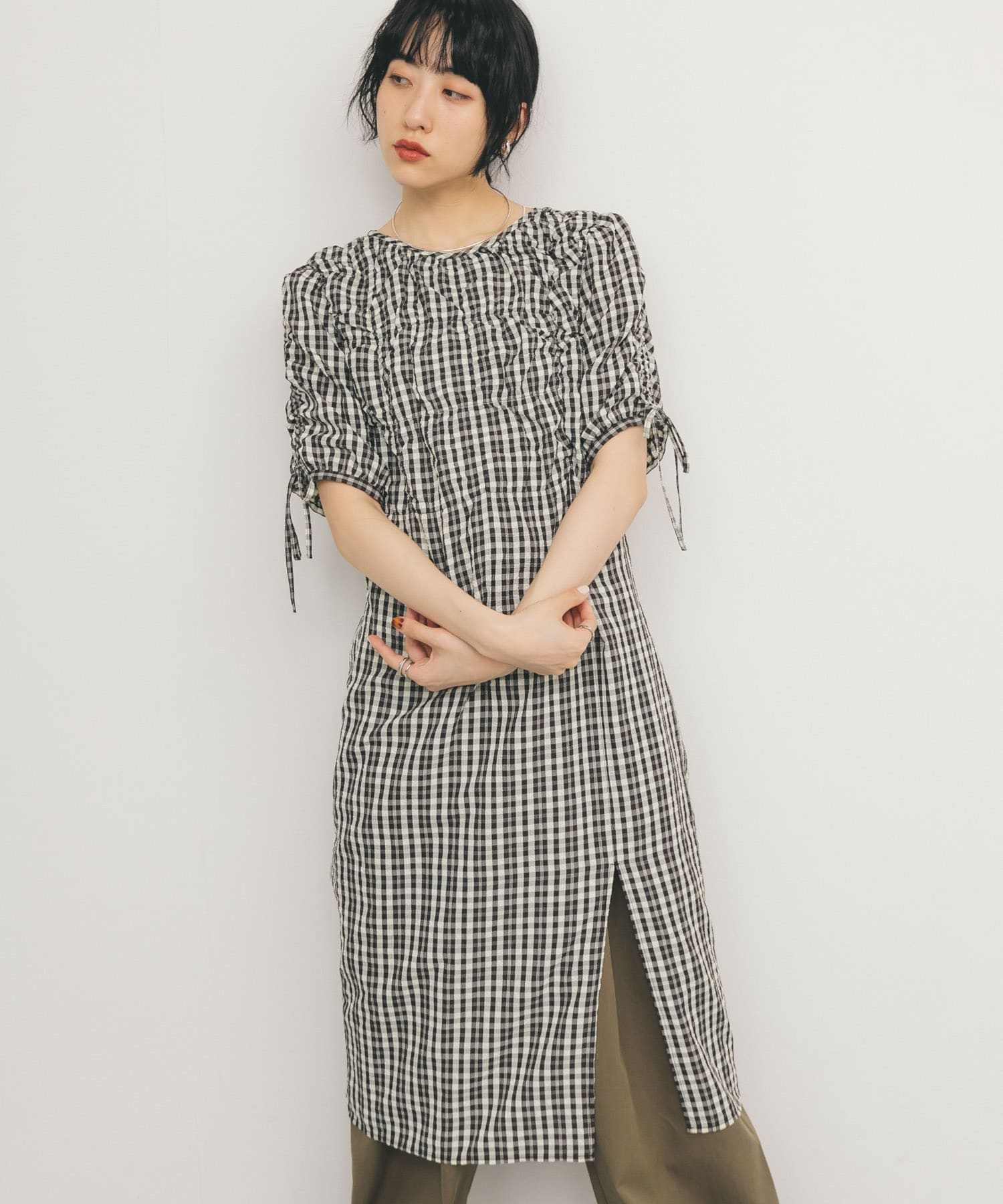 身長：160cm サイズ：one