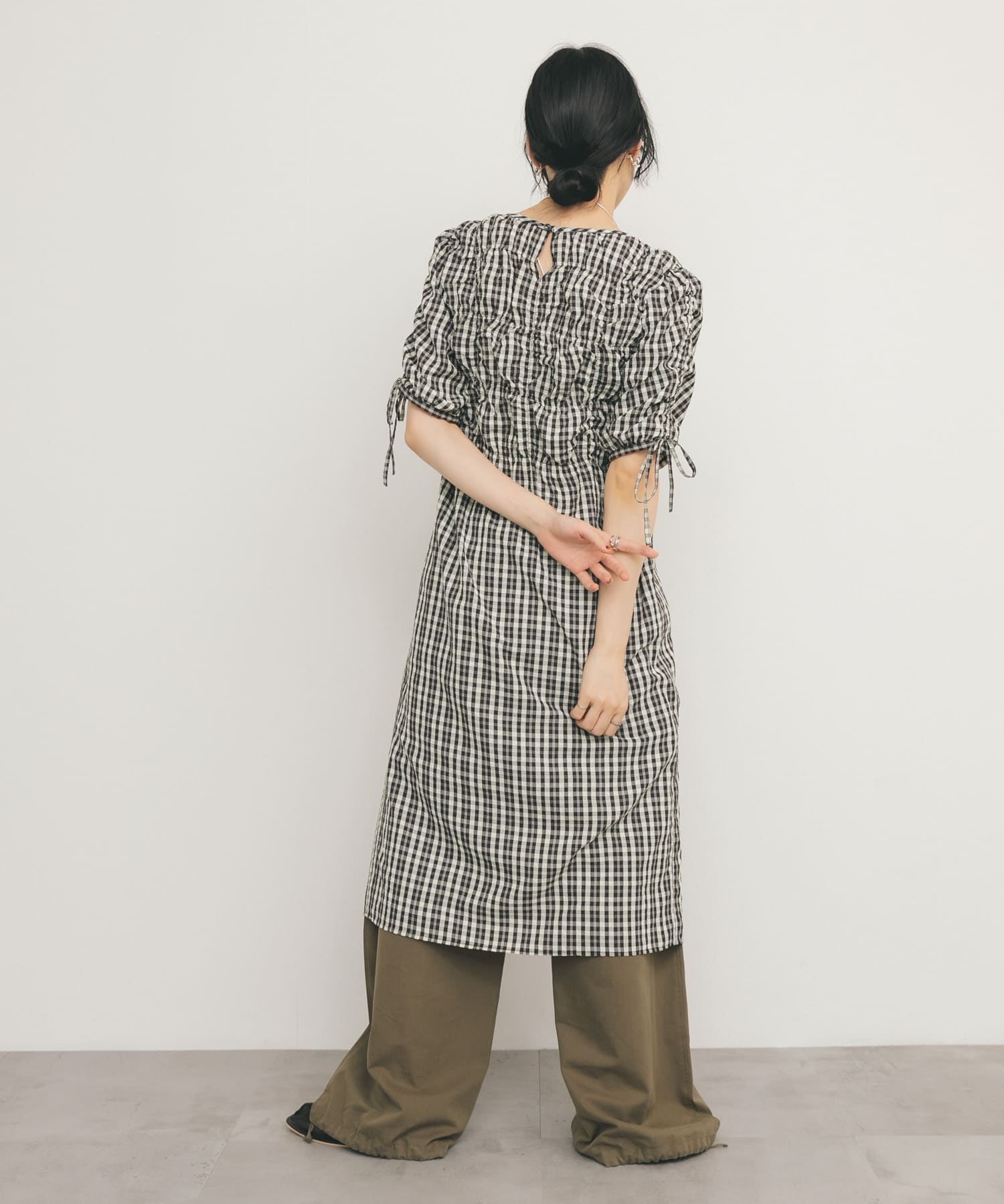 身長：160cm サイズ：one