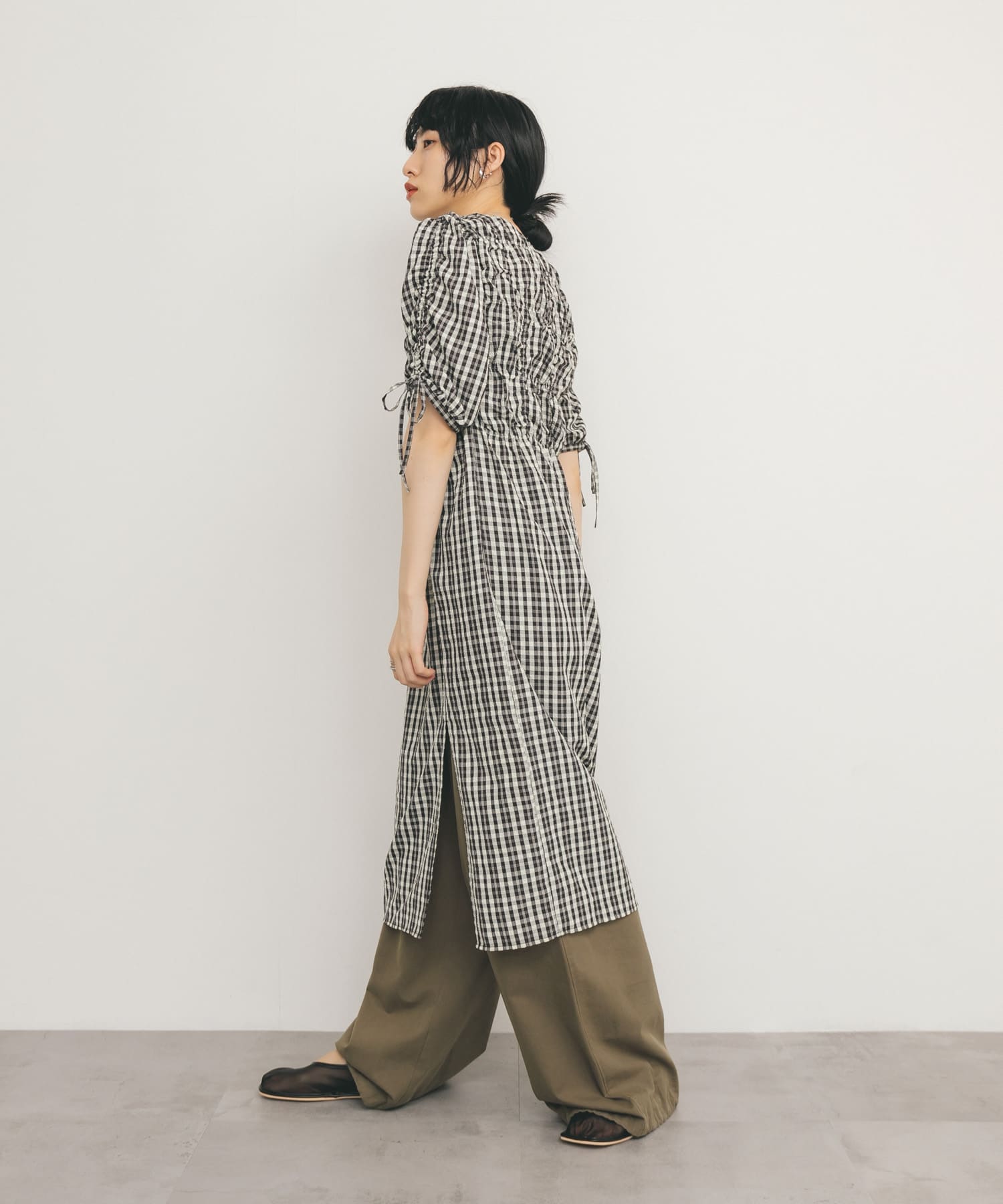 身長：160cm サイズ：one