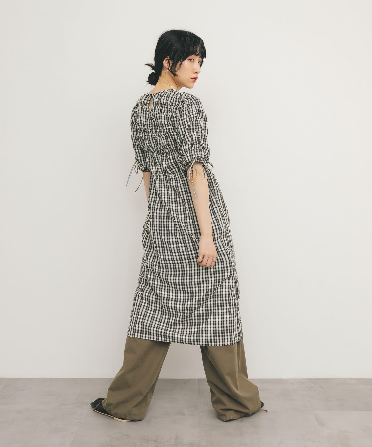 身長：160cm サイズ：one