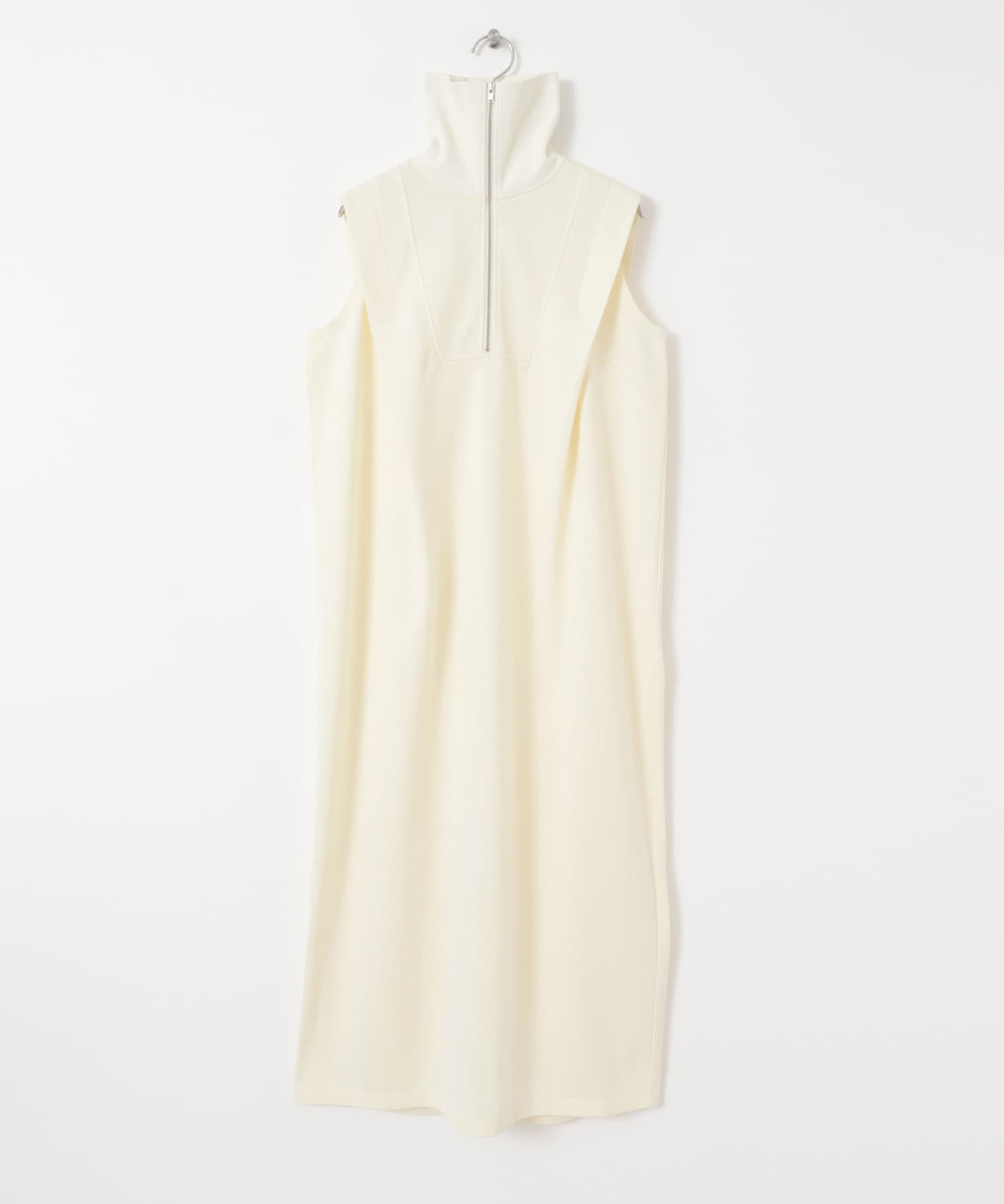 ハーフZIPカットワンピース CREAM one