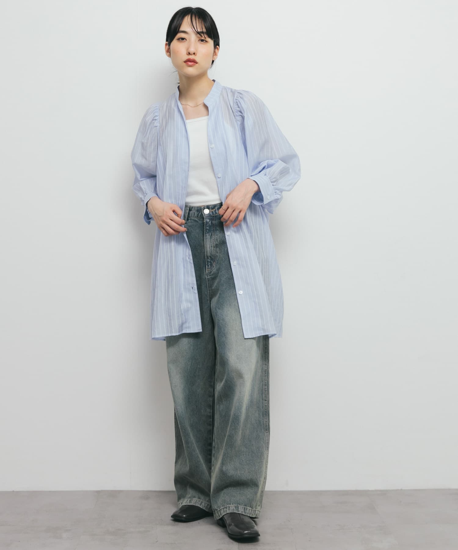 身長：160cm サイズ：one