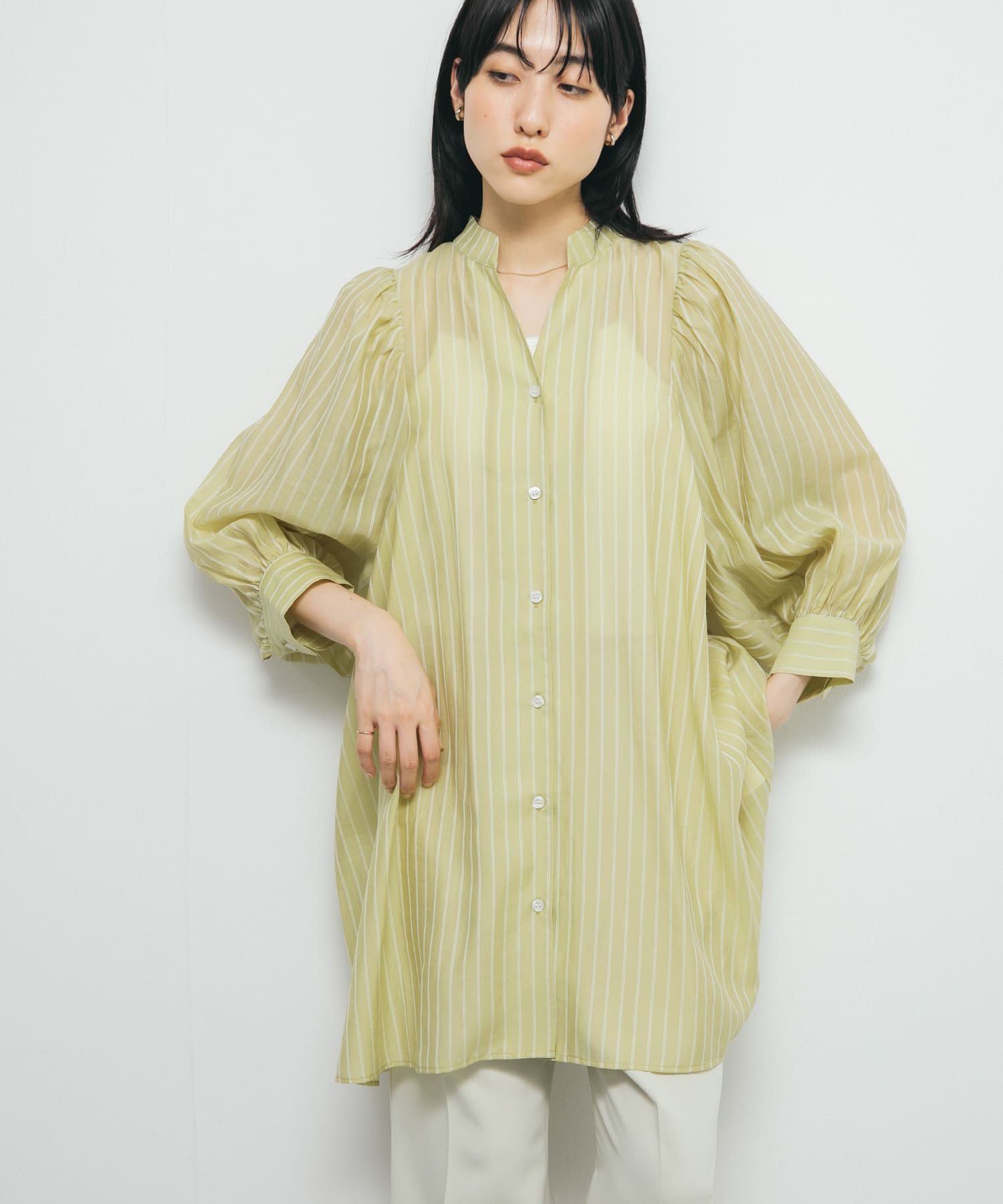 身長：160cm サイズ：one