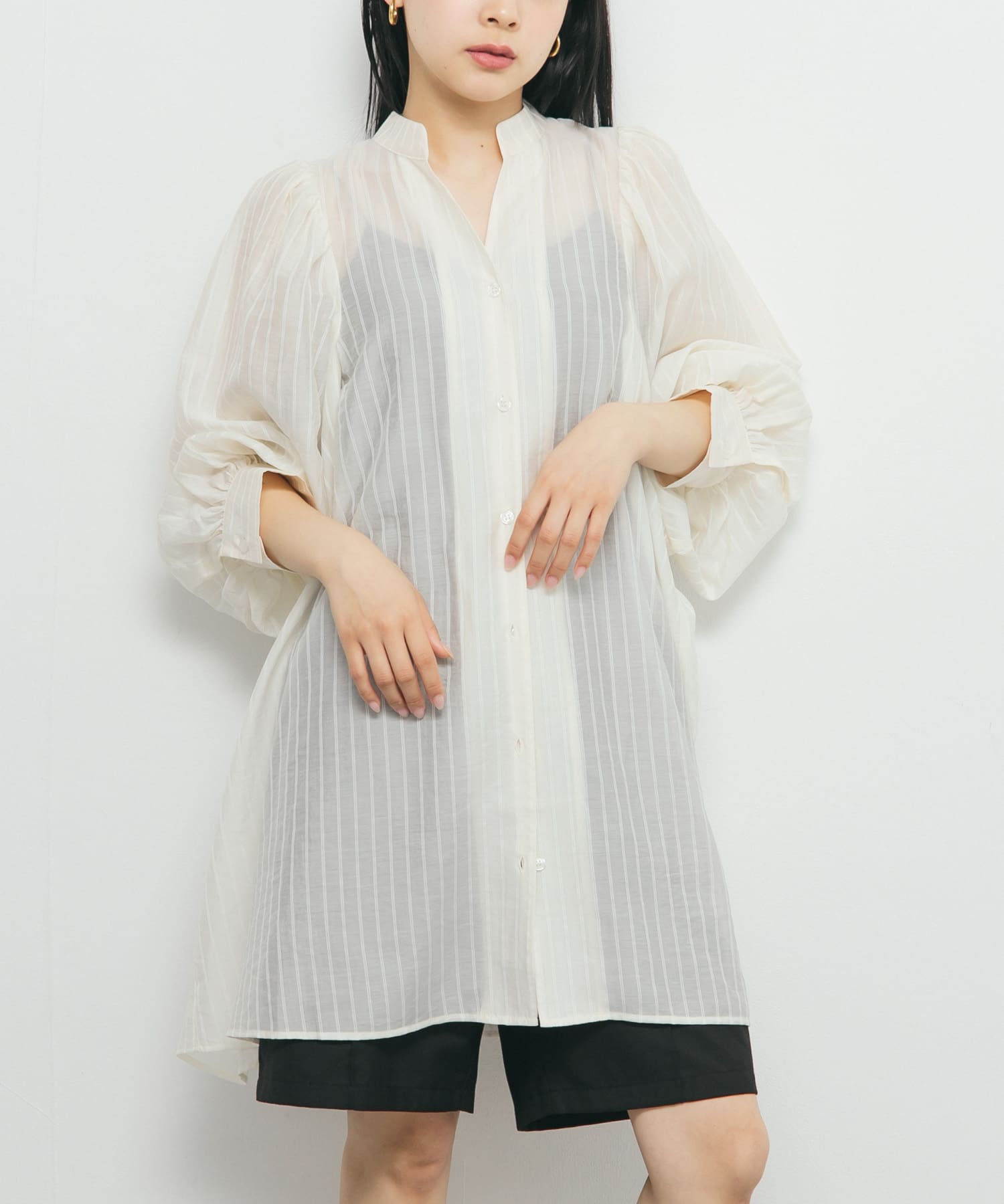 身長：153cm サイズ：one