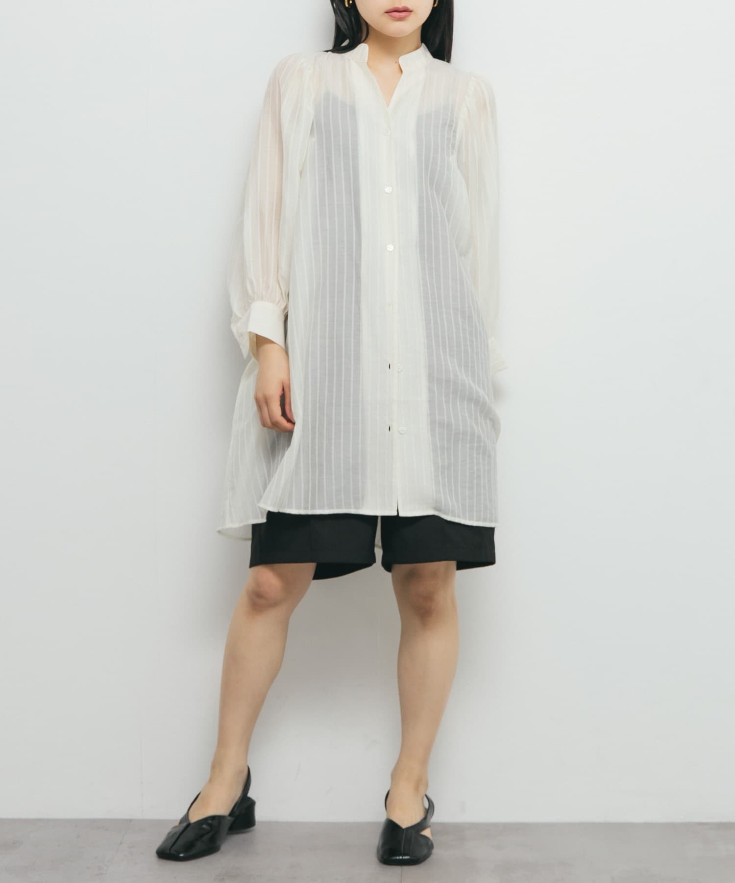 身長：153cm サイズ：one