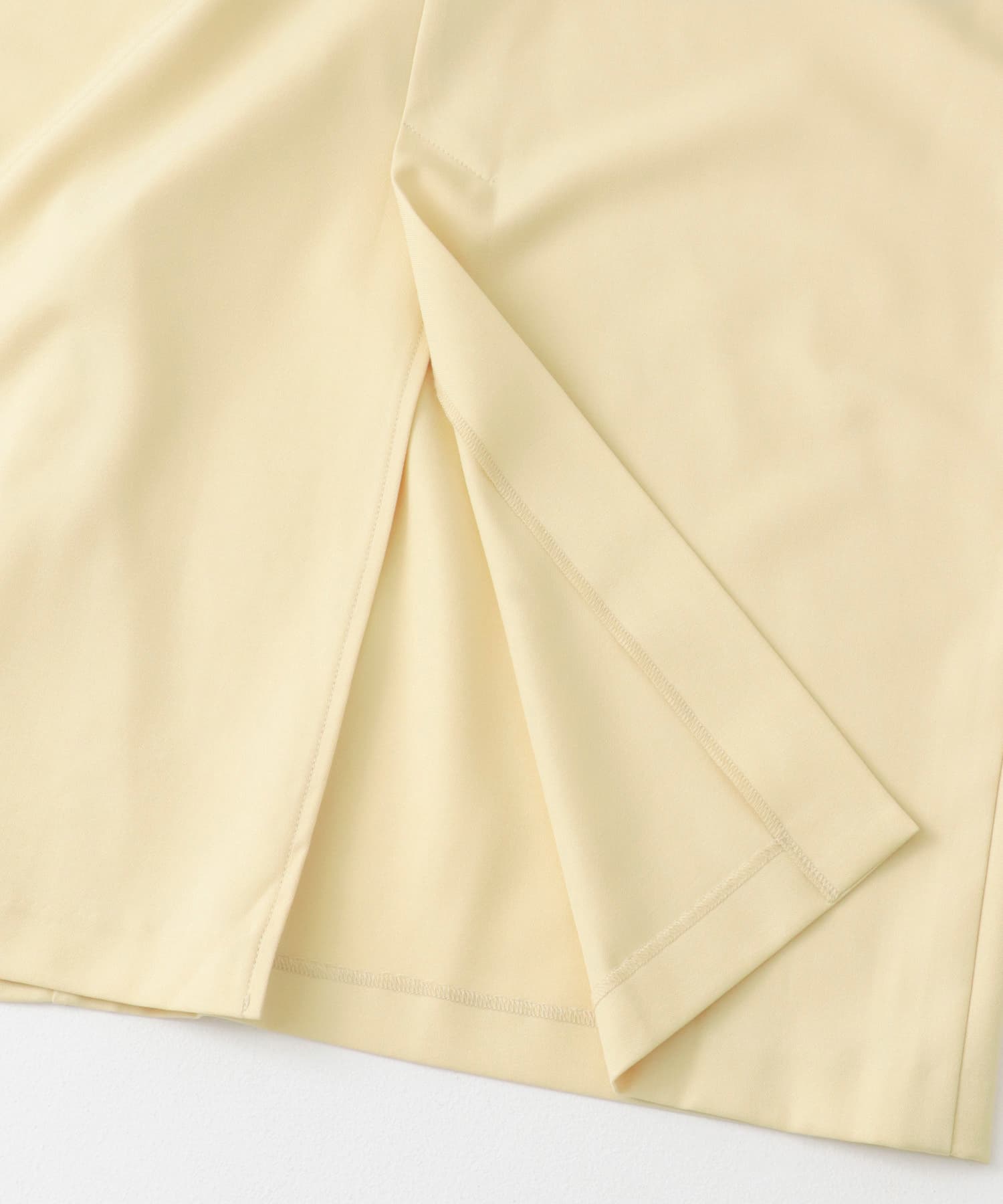 カシュクールラップジャンパースカート CUSTARD one