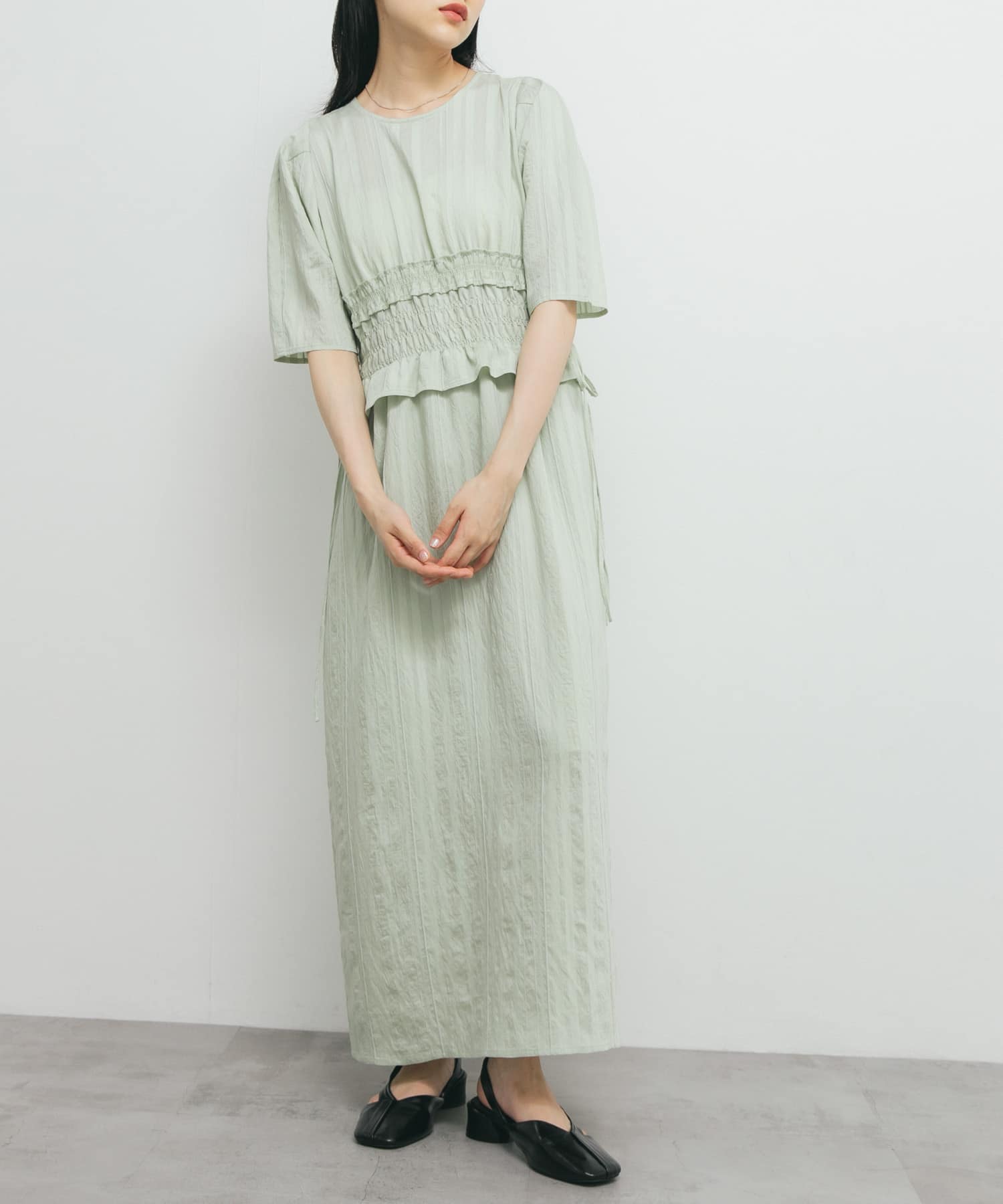 身長：160cm サイズ：one