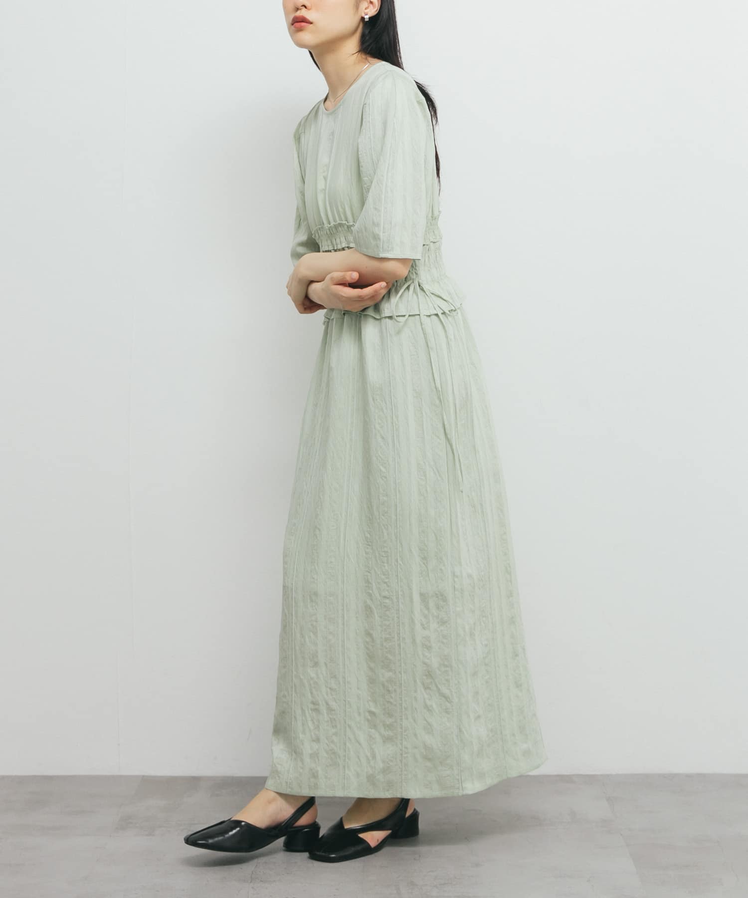 身長：160cm サイズ：one