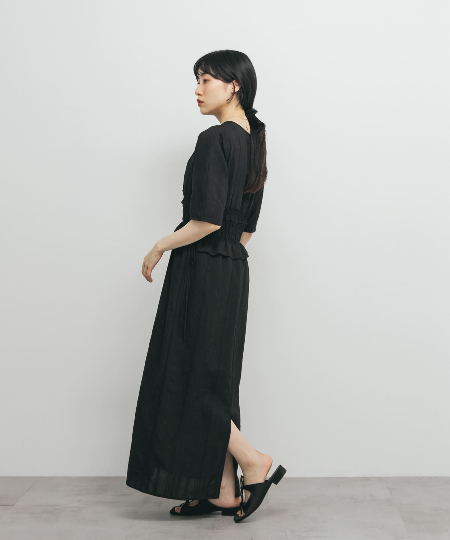 身長：160cm サイズ：one