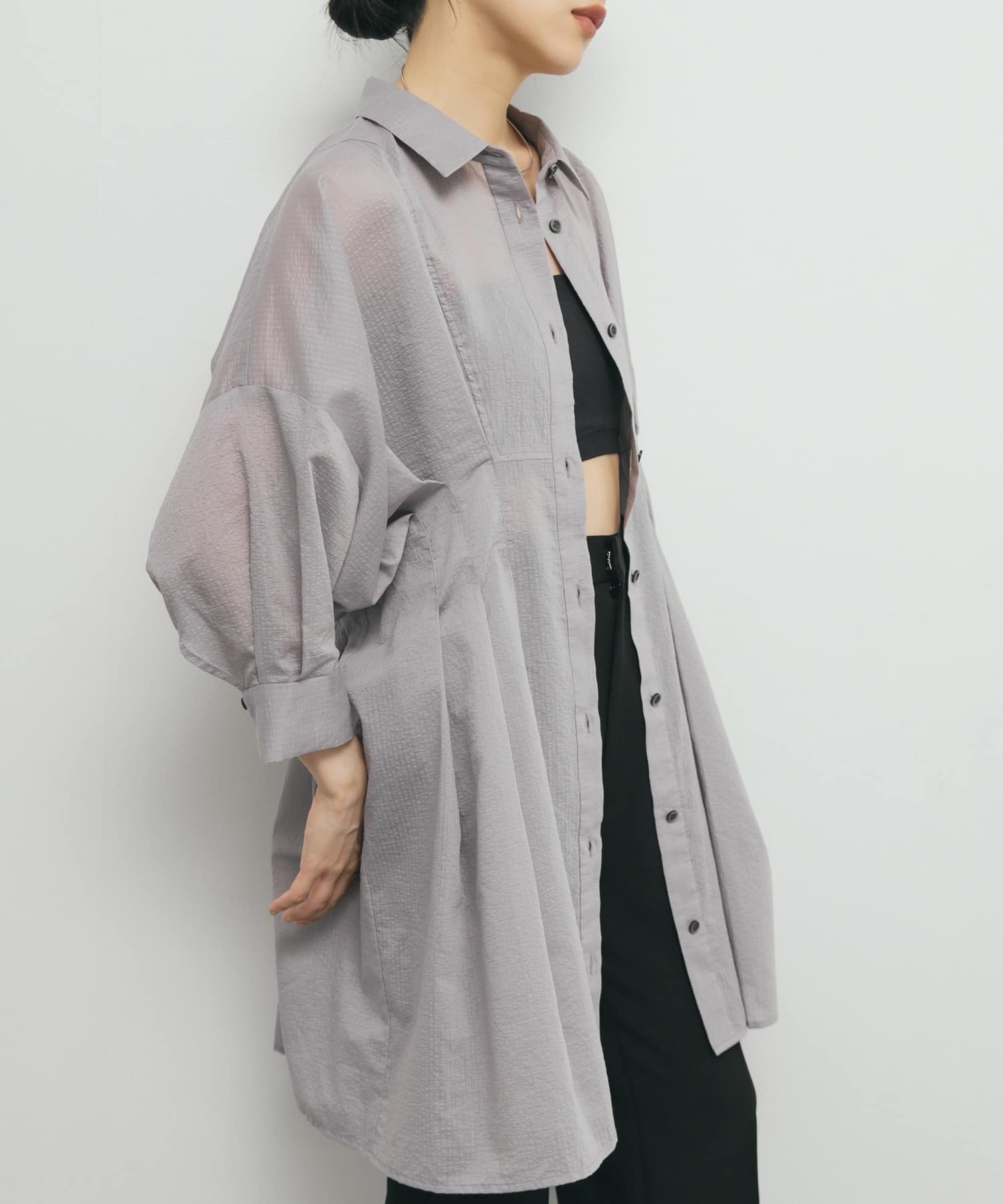 身長：160cm サイズ：one