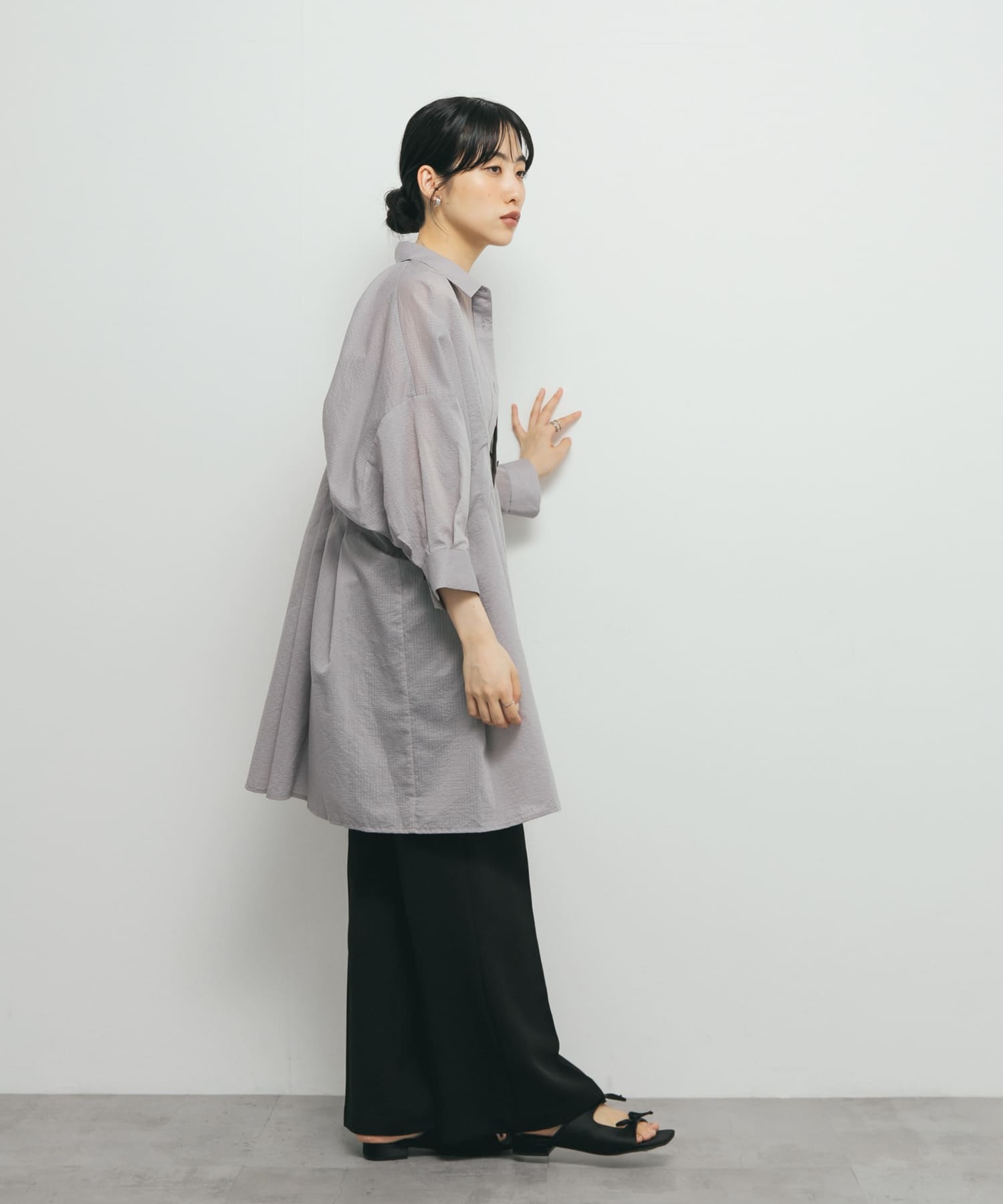 身長：160cm サイズ：one
