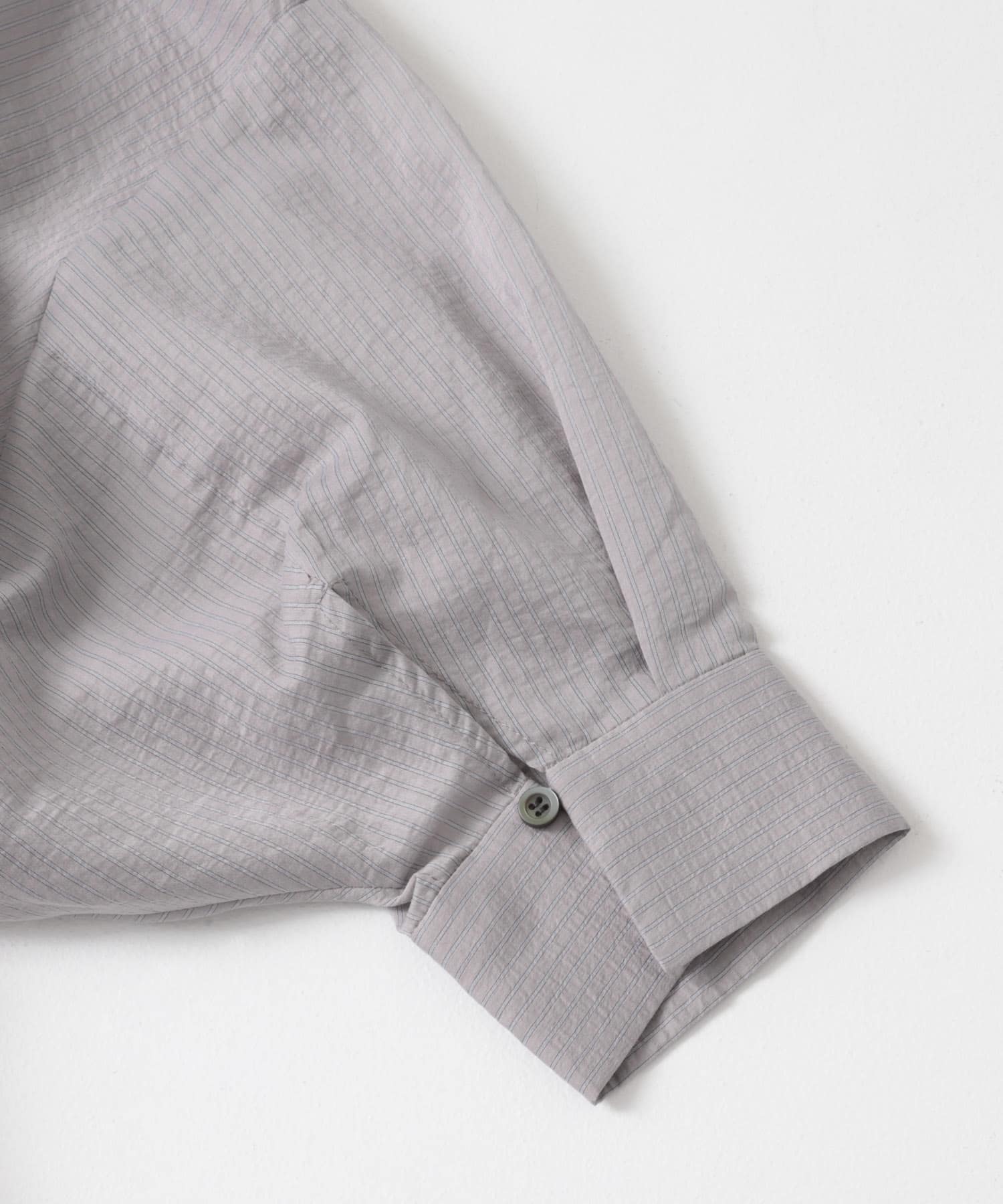 ウエストタックシアーストライプミニワンピース GRAY one