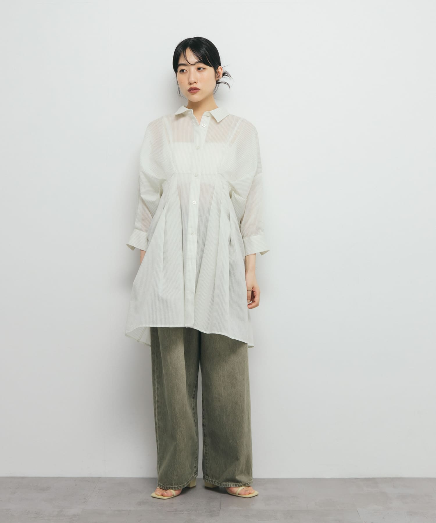 身長：160cm サイズ：one