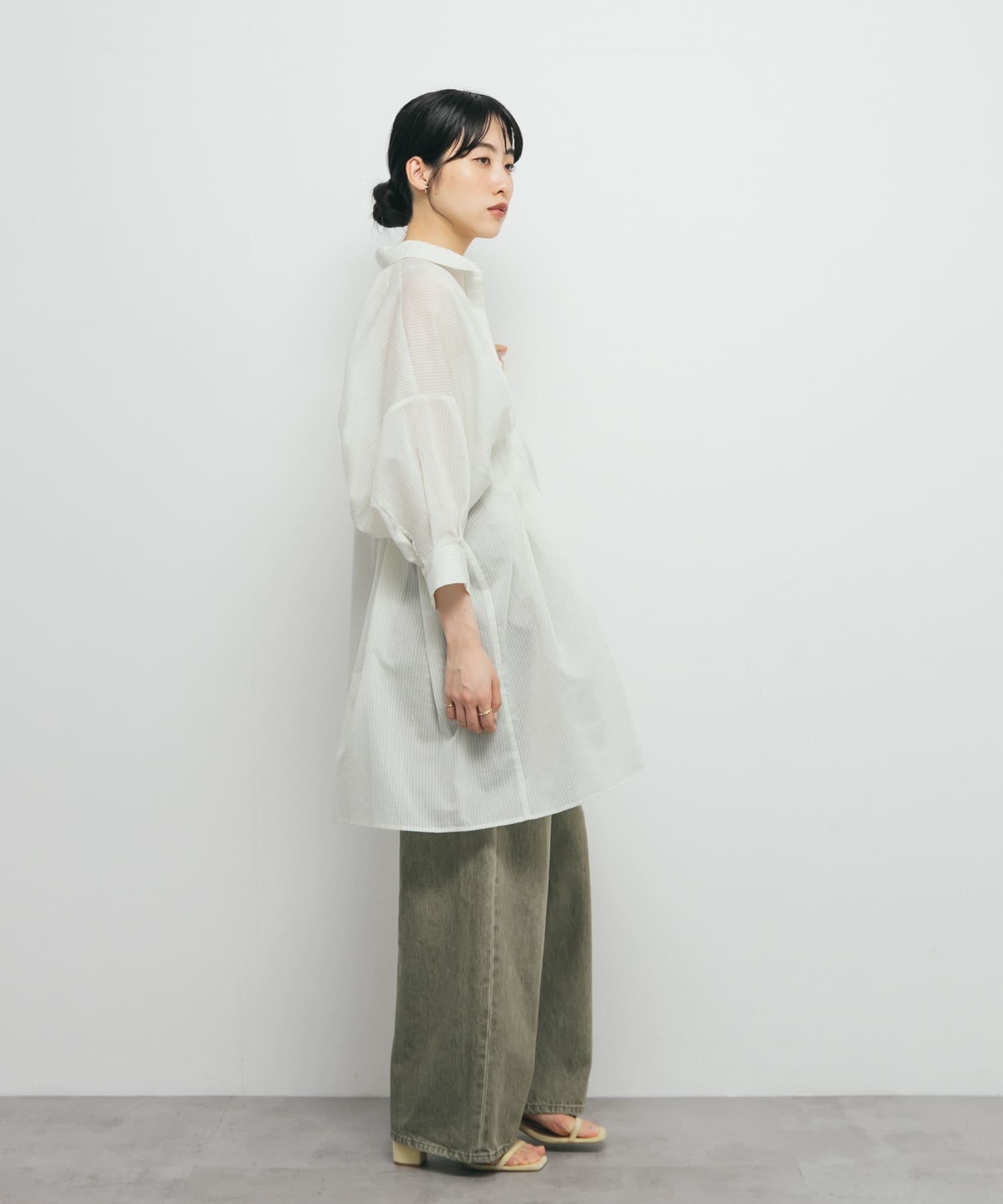 身長：160cm サイズ：one