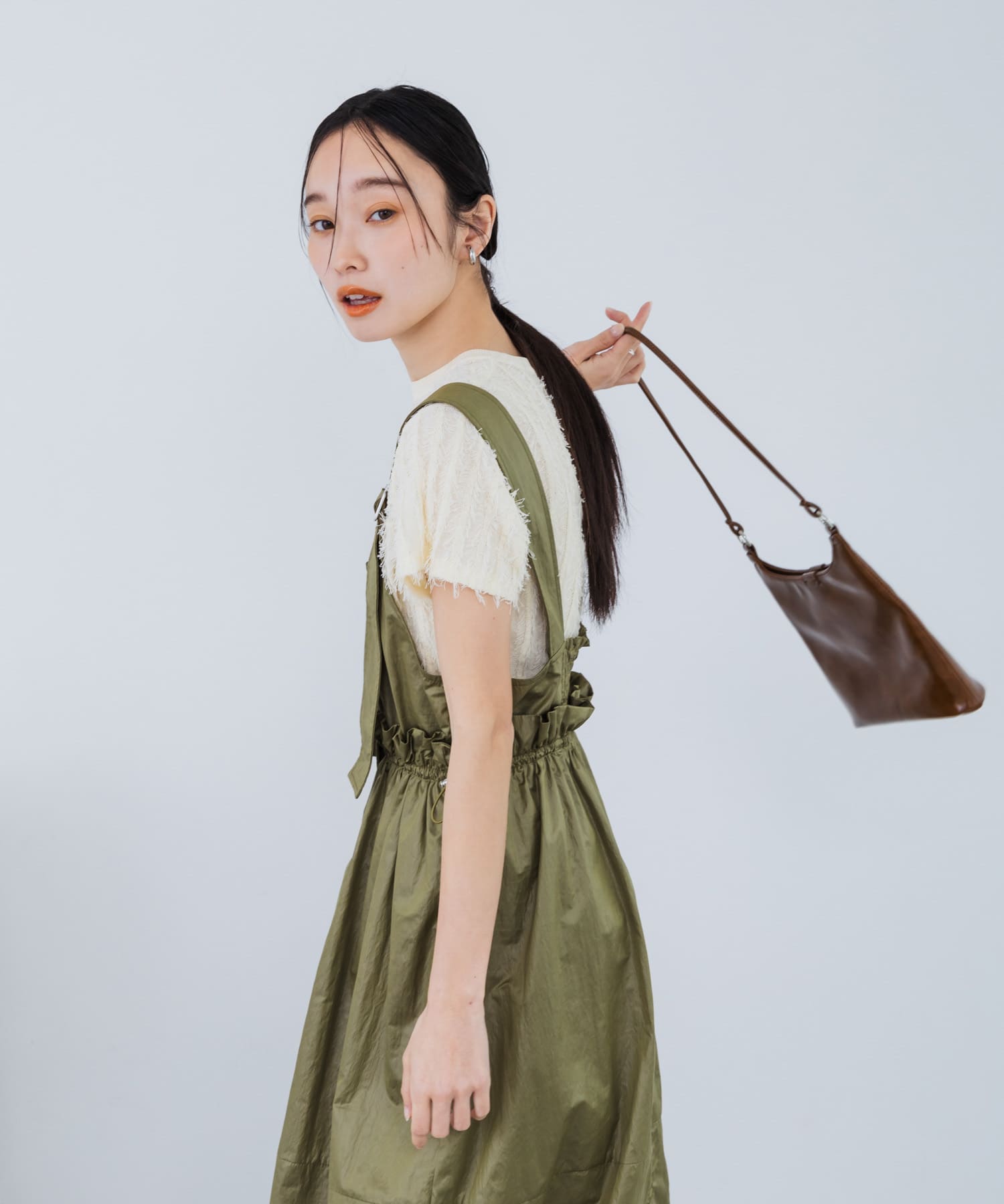 身長：161cm サイズ：one