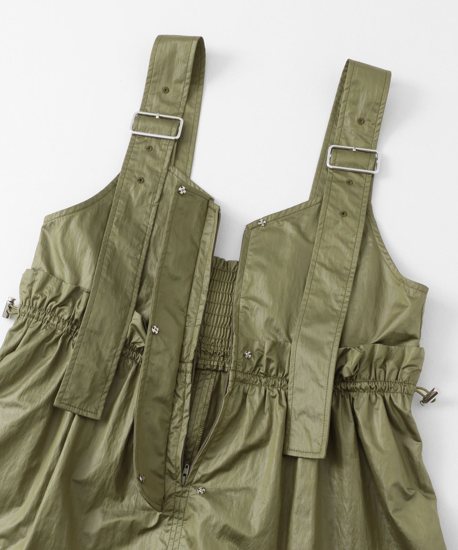 ミリタリージャンパースカート KHAKI one