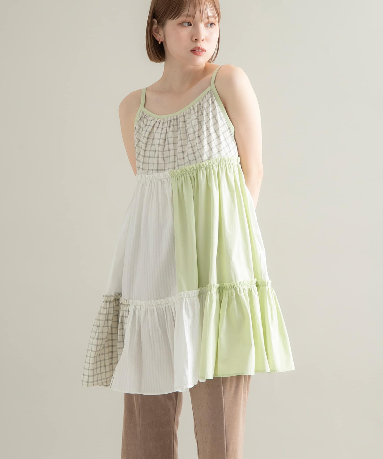 身長：153cm サイズ：one
